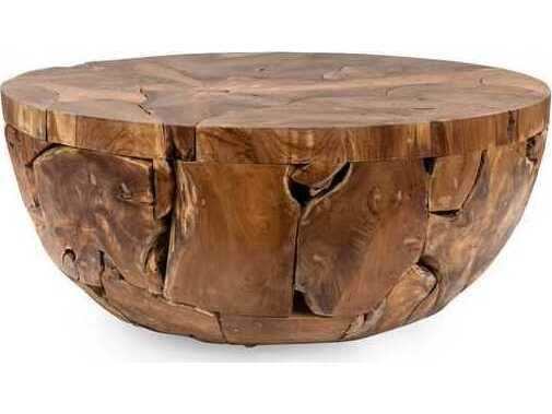 Classic Home Garford Round Wood Coffee Table