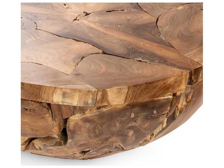 Classic Home Garford Round Wood Coffee Table