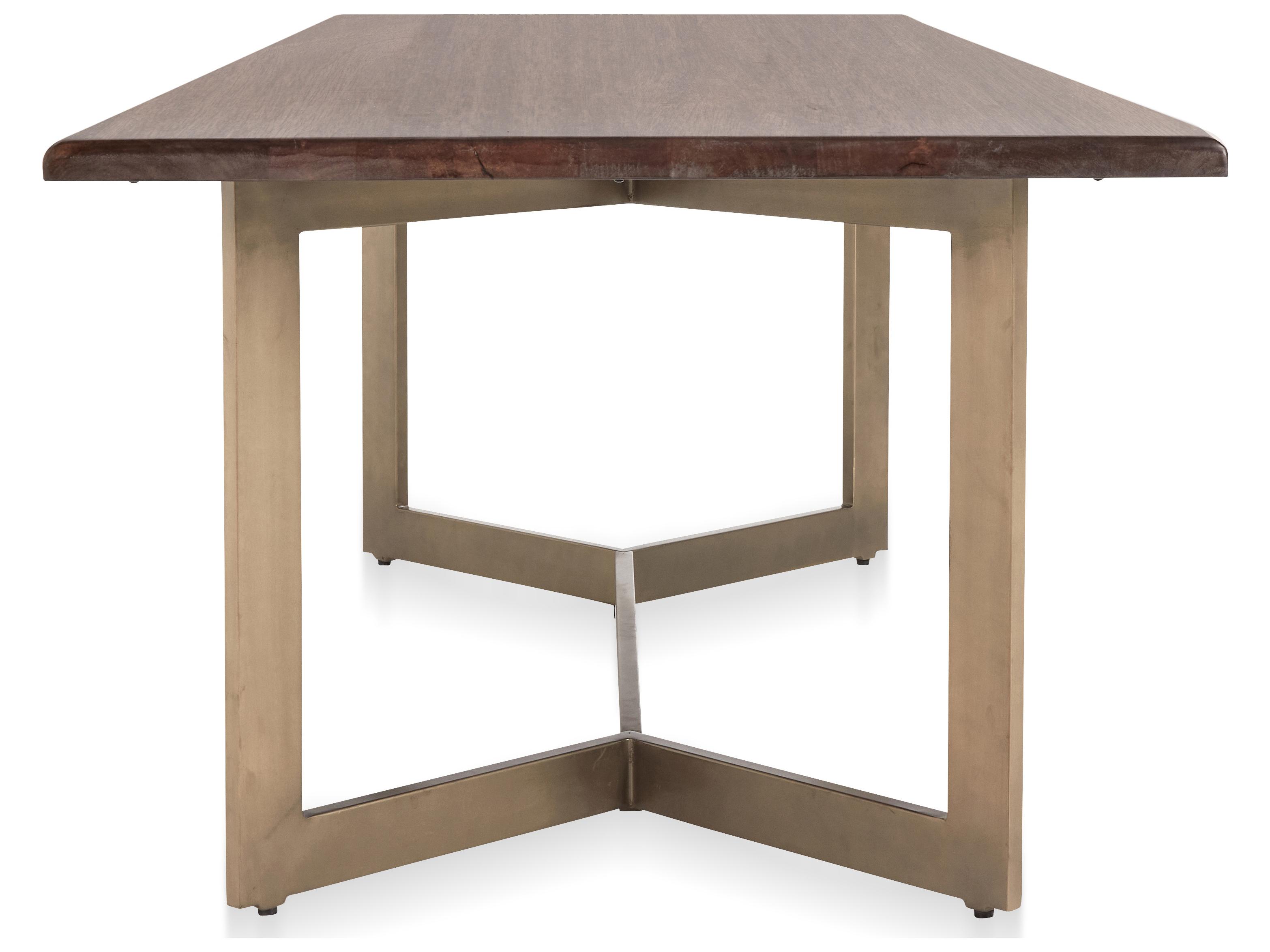Classic Home Kade Rectangular Wood Brown Dining Table