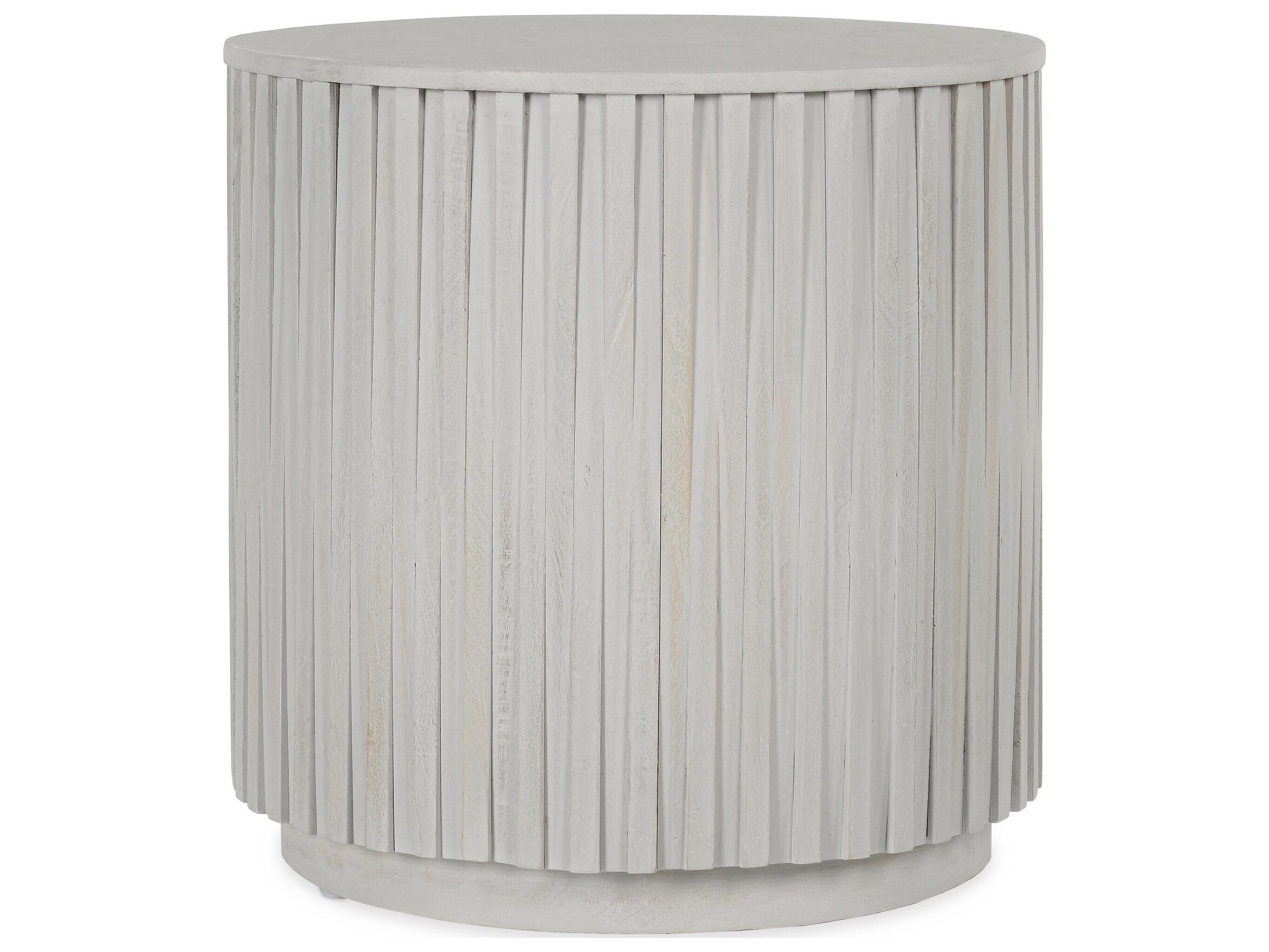 Classic Home Mrytle Round Wood End Table