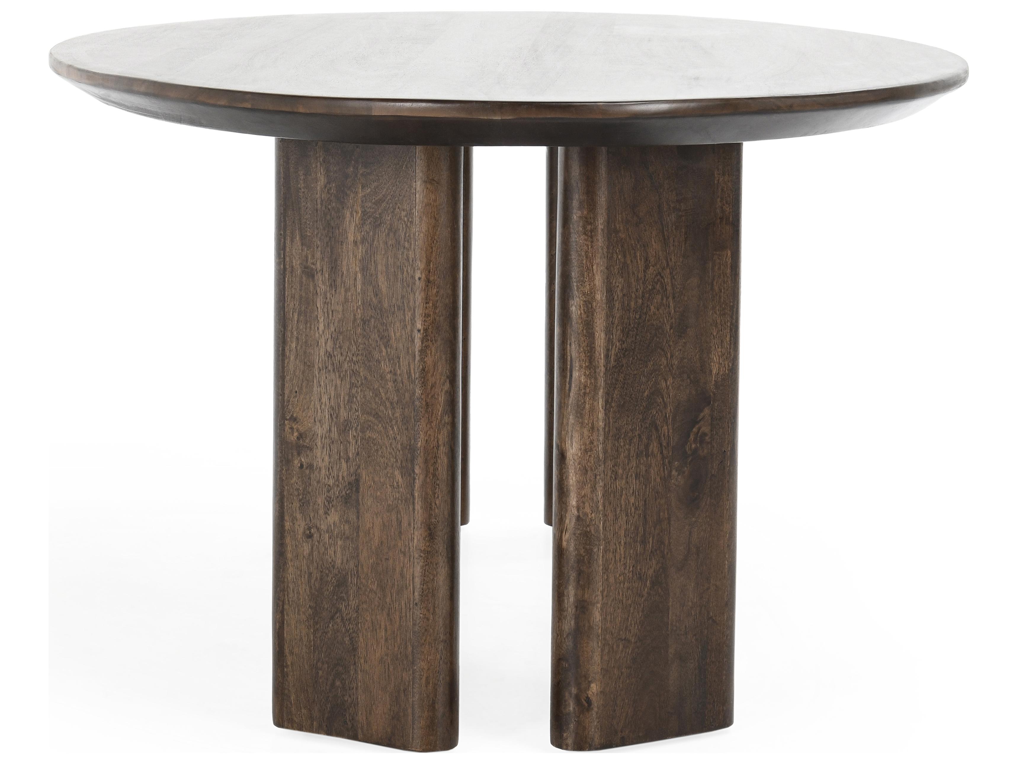 Classic Home Norwood Oval Wood Brown Dining Table