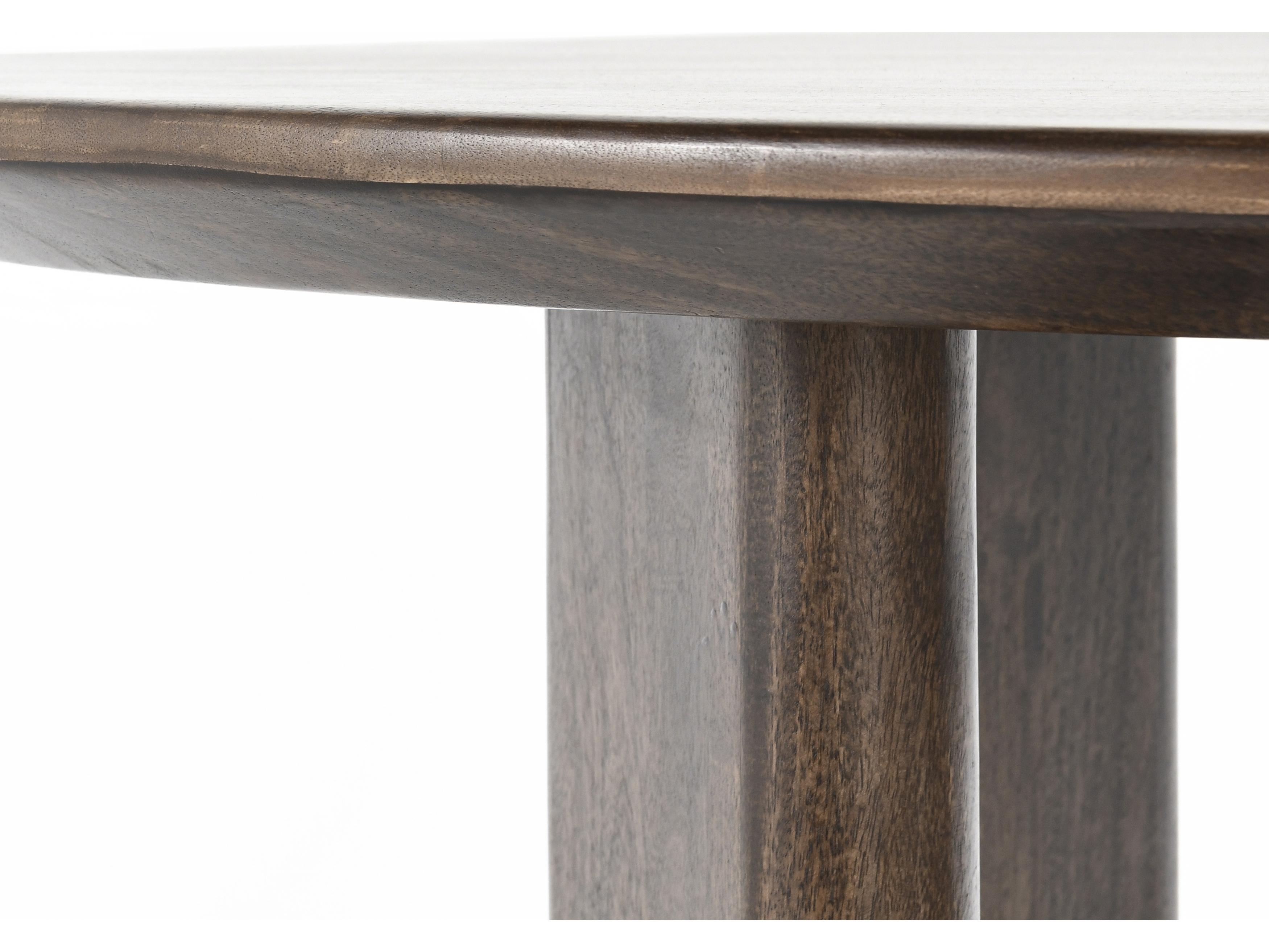 Classic Home Norwood Oval Wood Brown Dining Table
