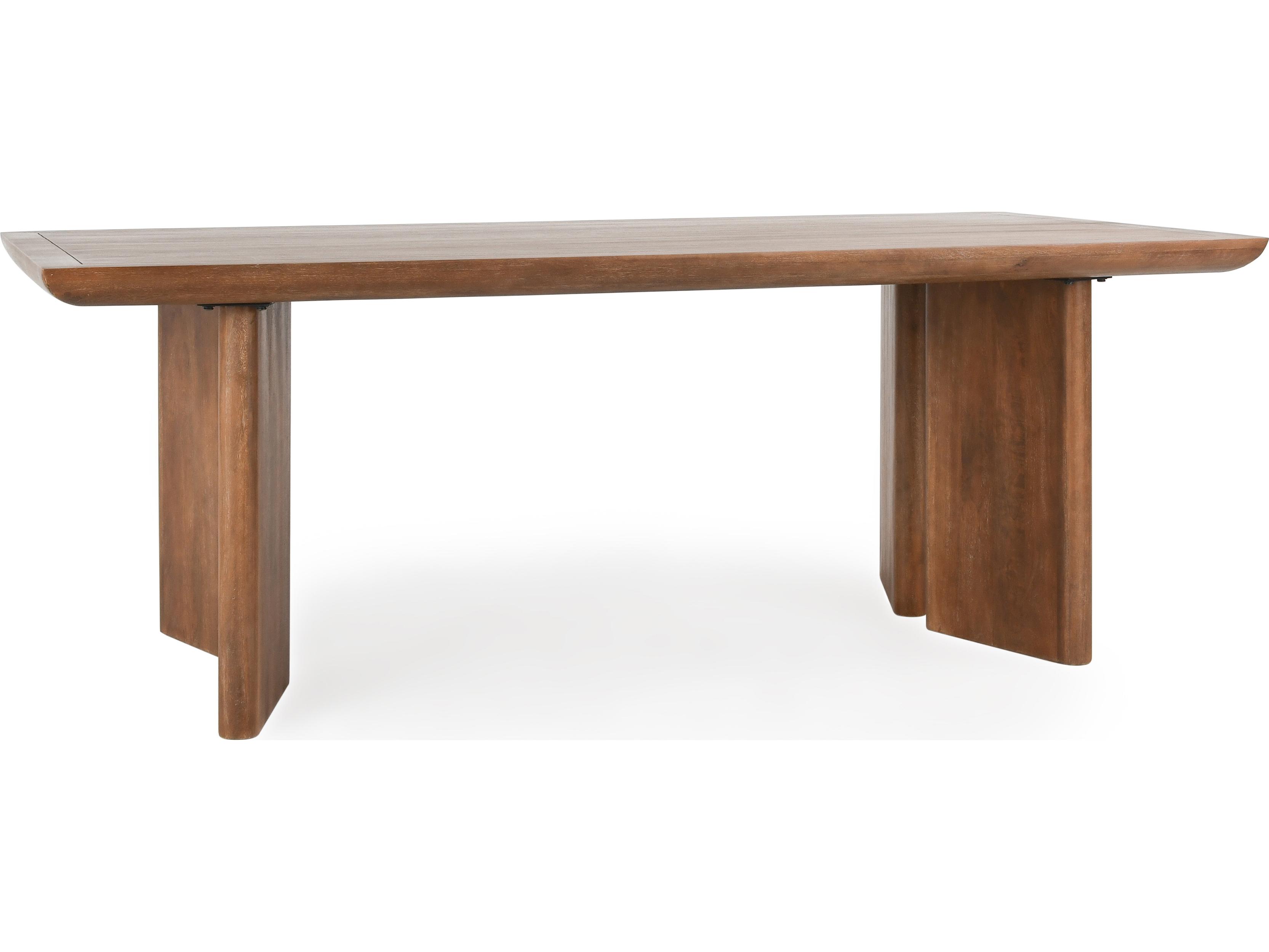 Classic Home Selena Rectangular Wood Brown Dining Table