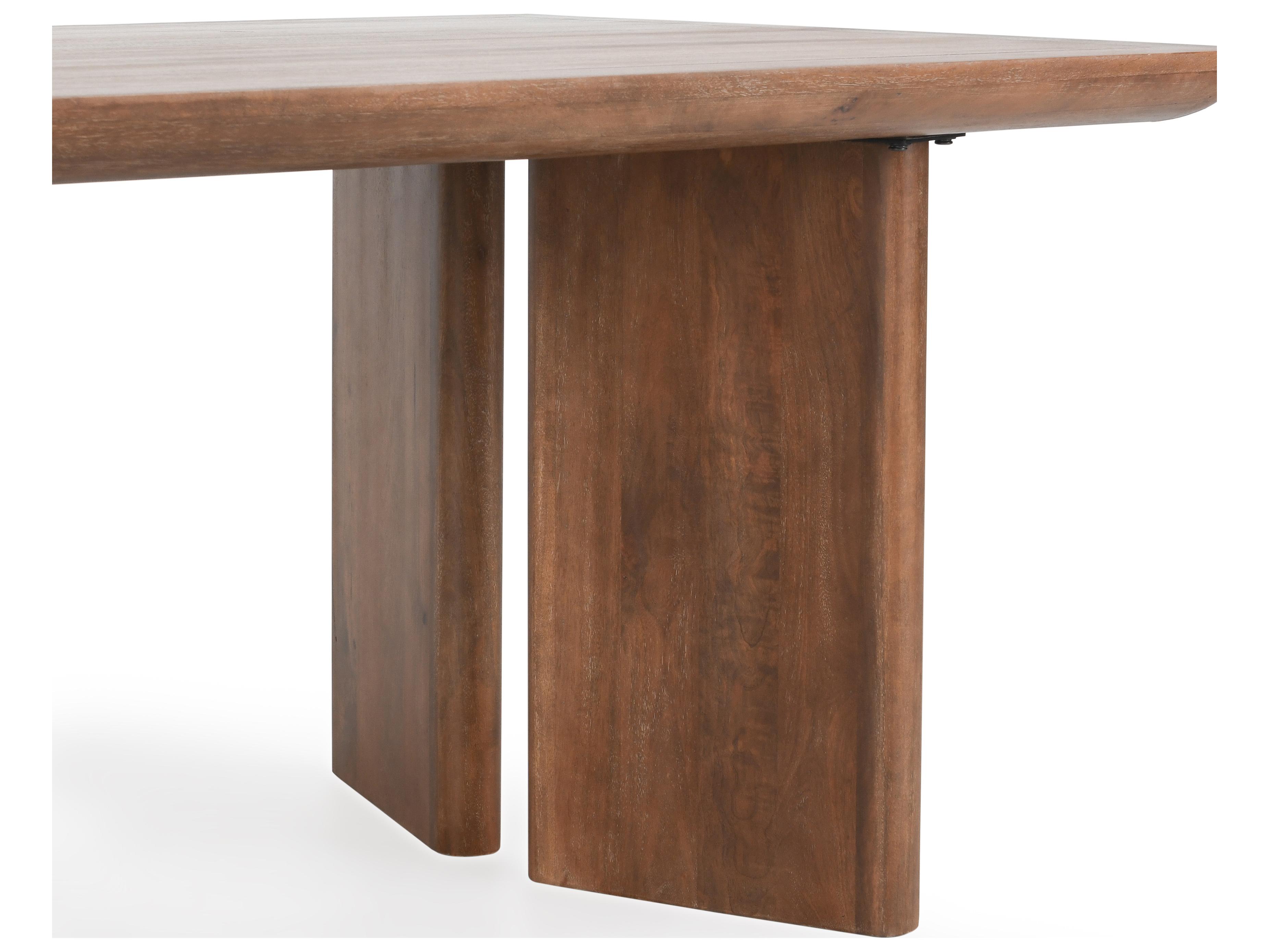 Classic Home Selena Rectangular Wood Brown Dining Table