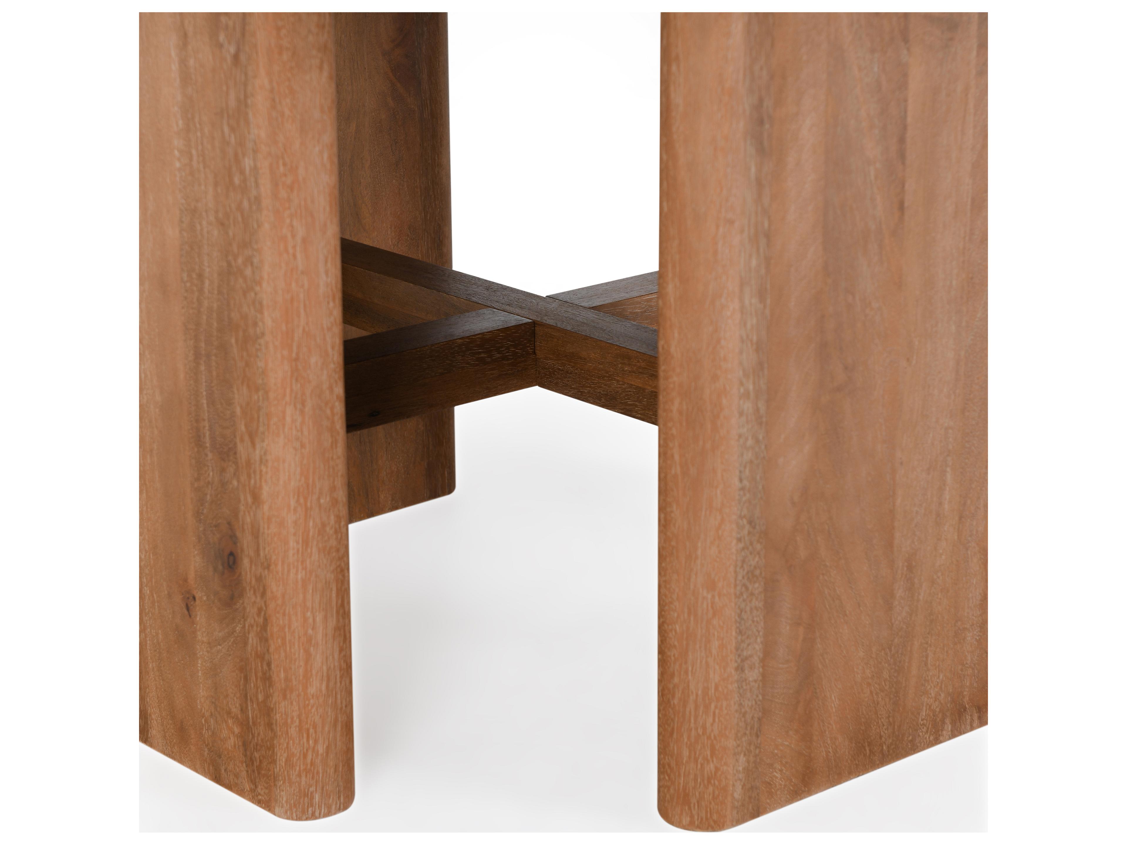 Classic Home Selena Round Wood Dark Brown Dining Table