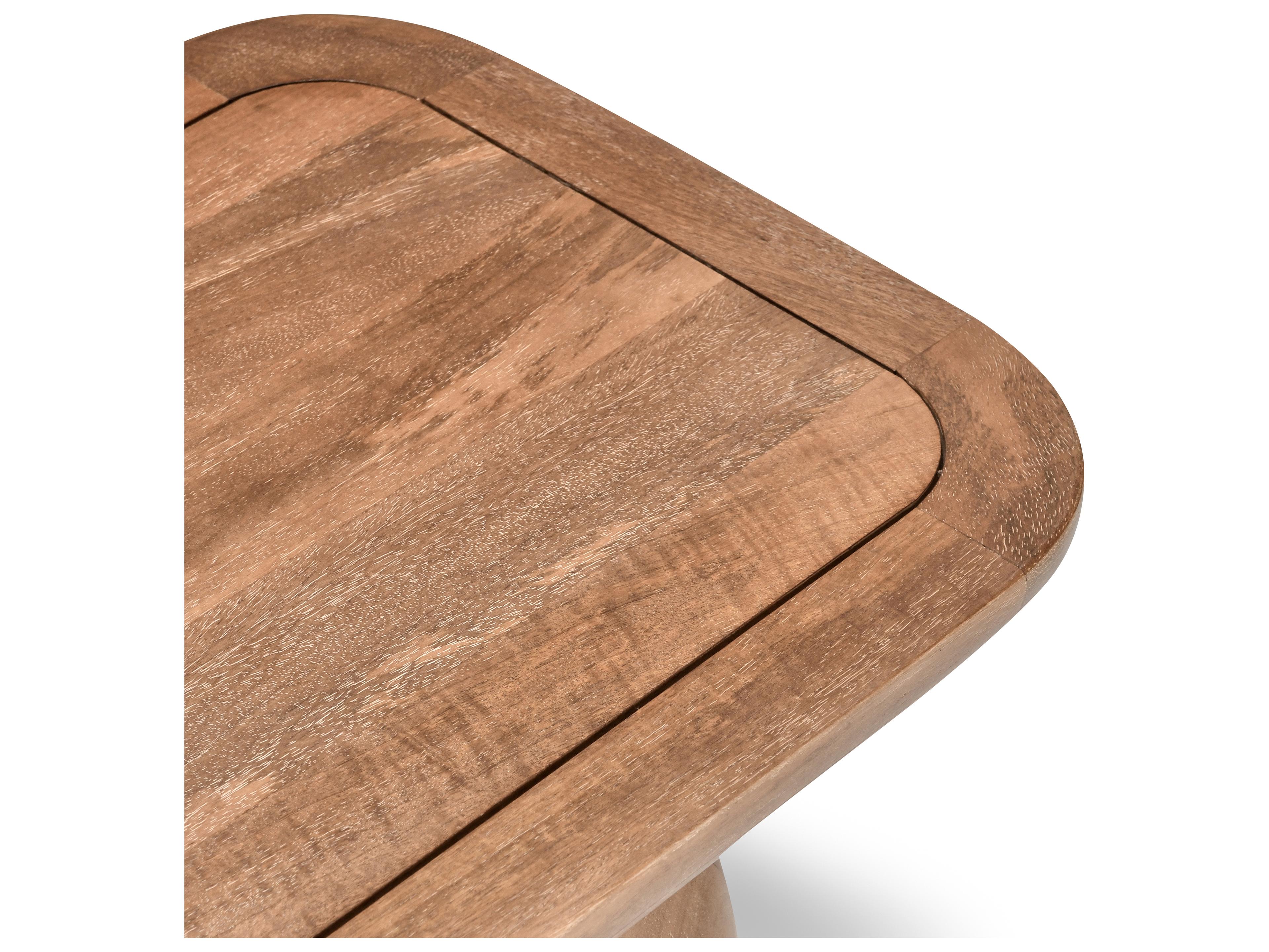 Classic Home Chloe Rectangular Wood Brown Console Table