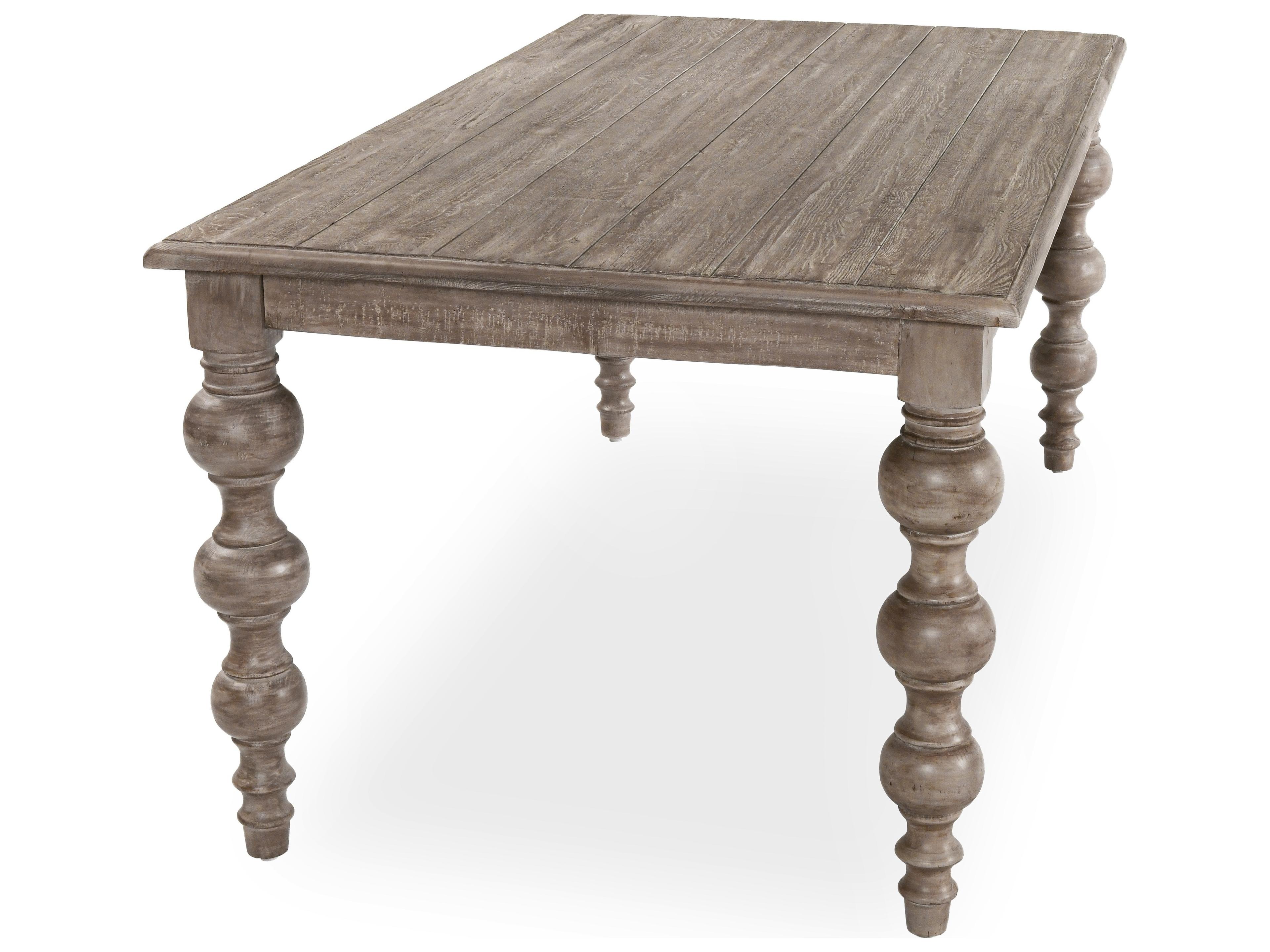 Classic Home Bordeaux Rectangular Wood Natural Dining Table