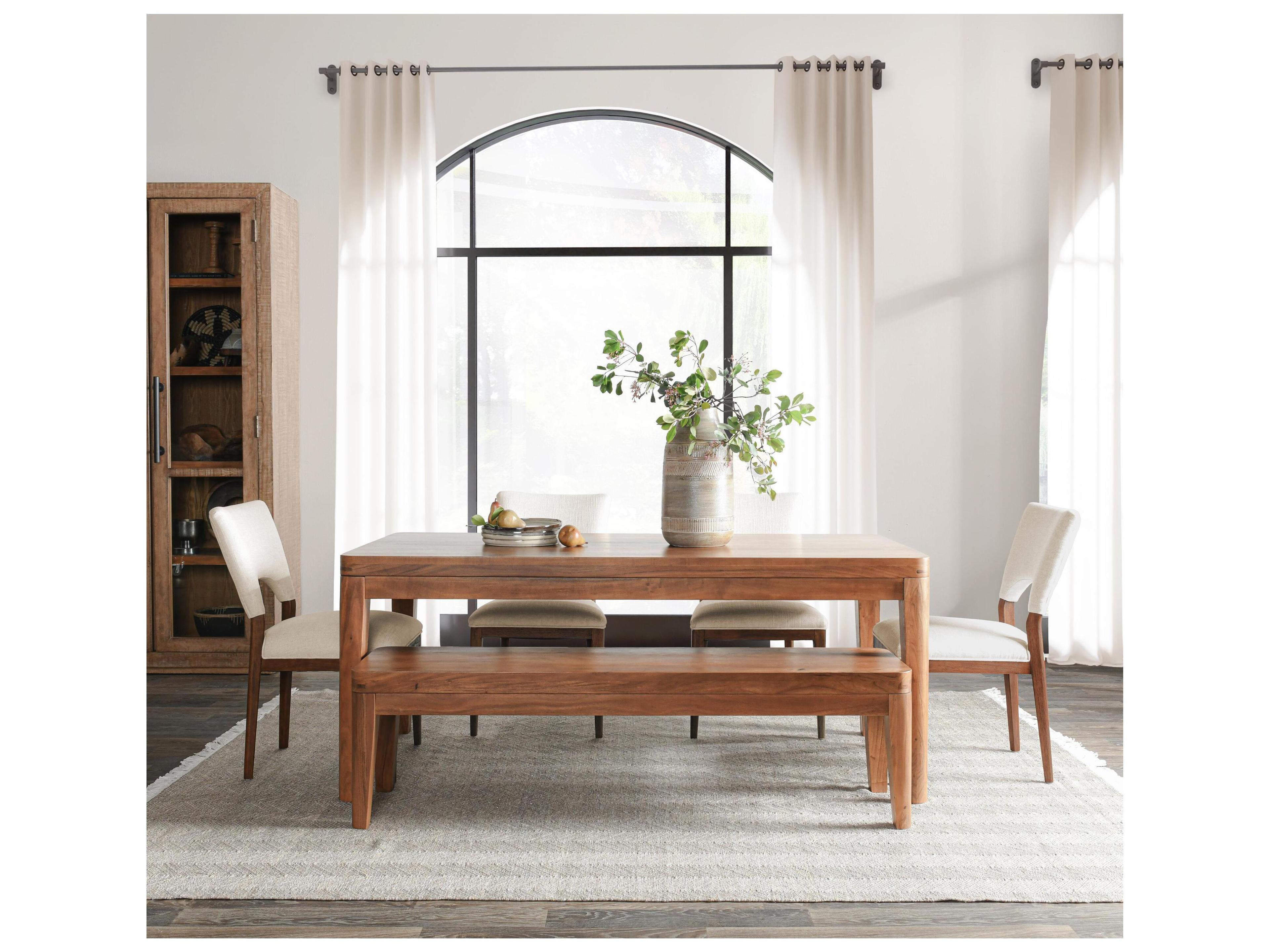 Classic Home Arno Rectangular Wood Natural Dining Table