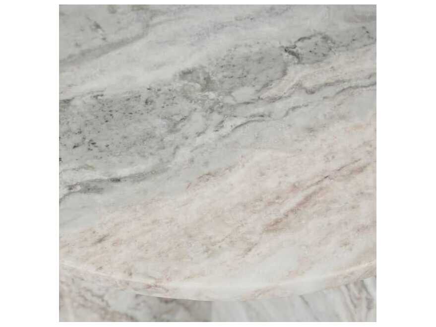 Classic Home Reilly Round Marble End Table