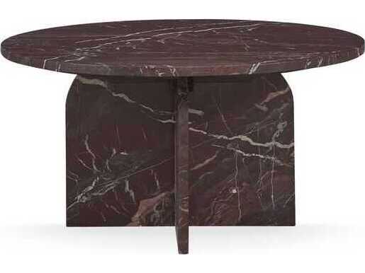 Classic Home Reilly Round Marble Coffee Table