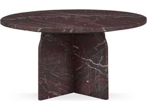 Classic Home Reilly Round Marble Coffee Table