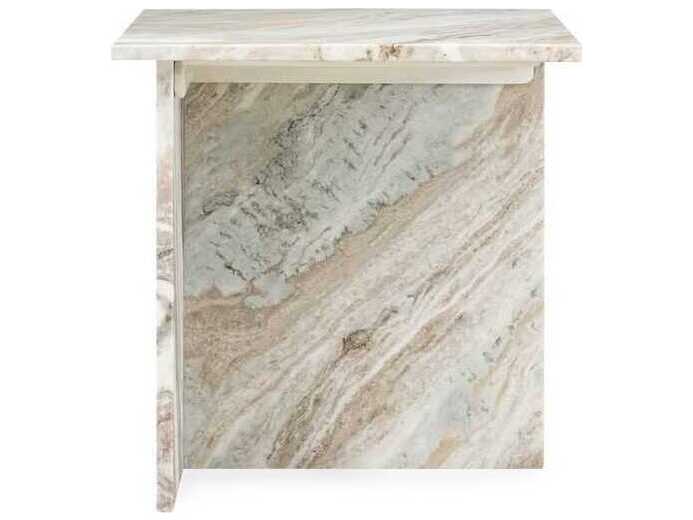 Classic Home Bexly Square Marble End Table