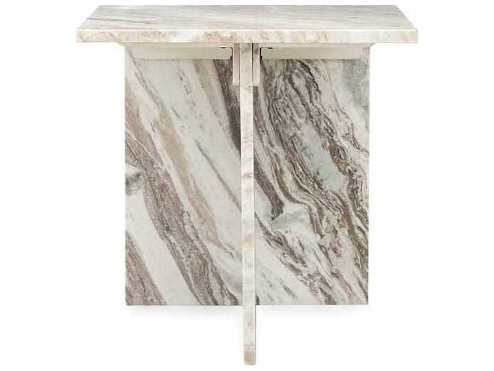Classic Home Bexly Square Marble End Table