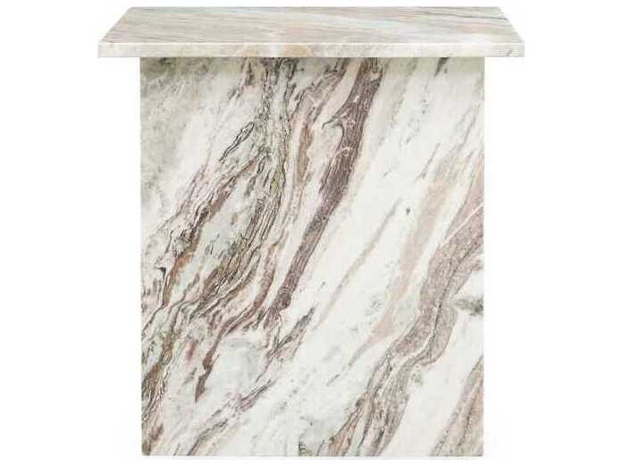 Classic Home Bexly Square Marble End Table