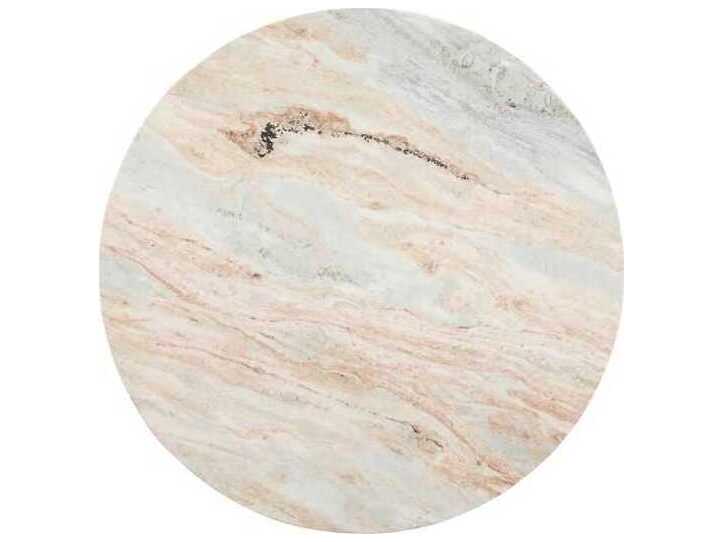Classic Home Amberly Round Marble Coffee Table