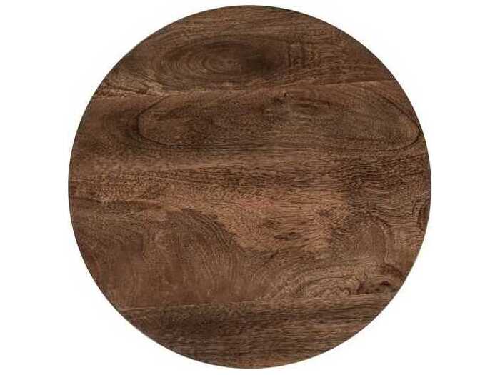 Classic Home Andra Round Wood End Table