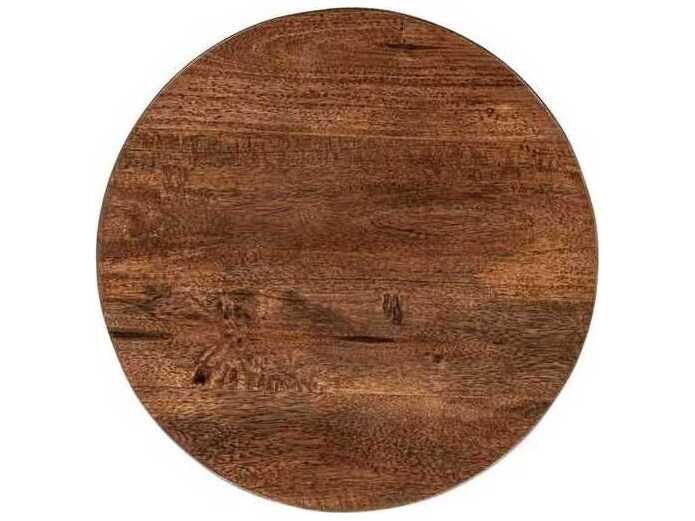 Classic Home Andra Round Wood End Table