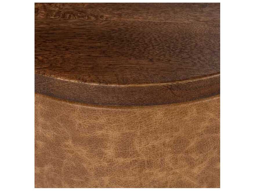 Classic Home Andra Round Wood End Table