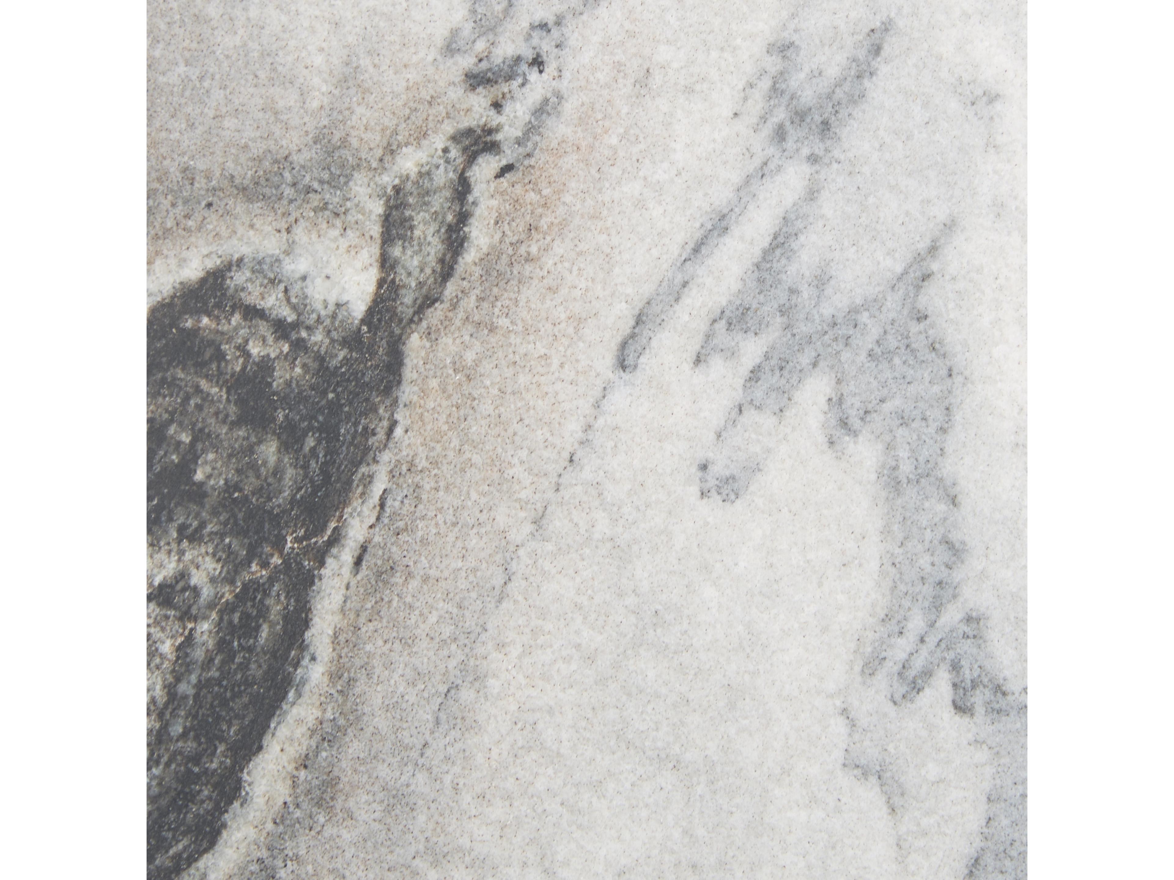 Classic Home Zora Round Marble Gray Coffee Table