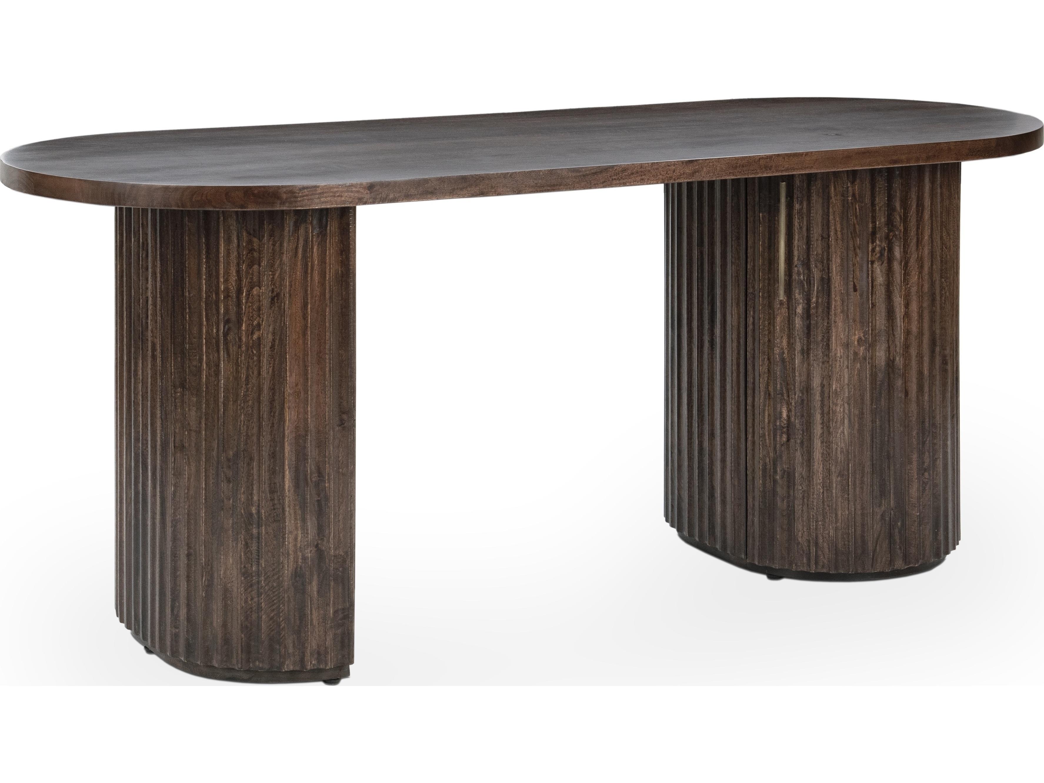 Classic Home Redford Kona Brown Mango Wood Writing Desk