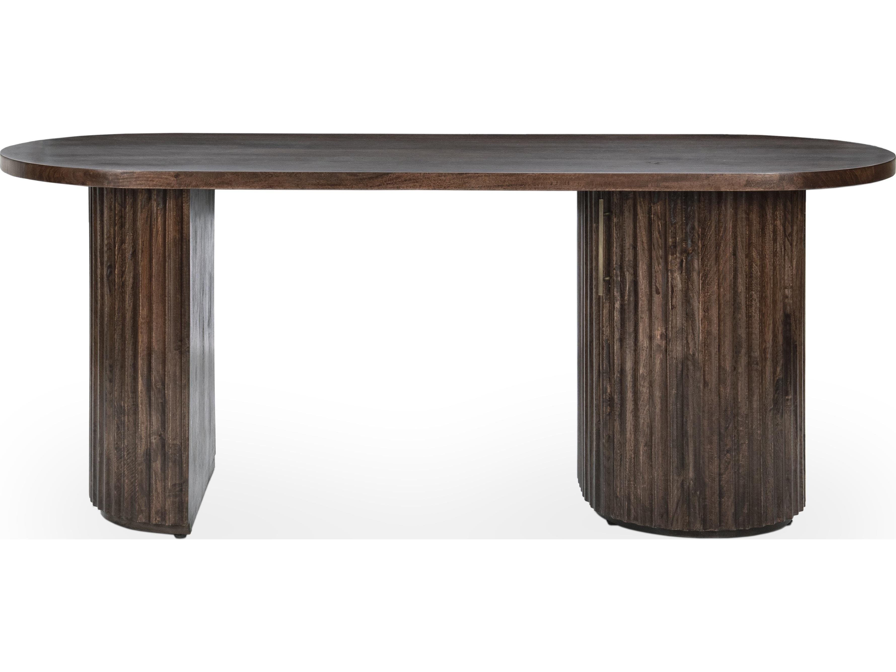 Classic Home Redford Kona Brown Mango Wood Writing Desk