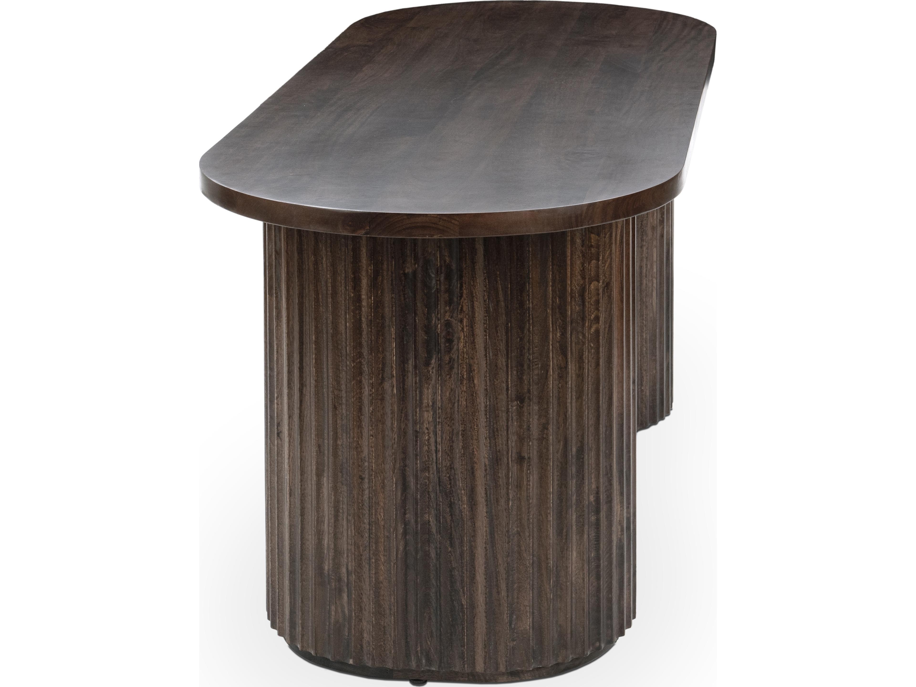 Classic Home Redford Kona Brown Mango Wood Writing Desk