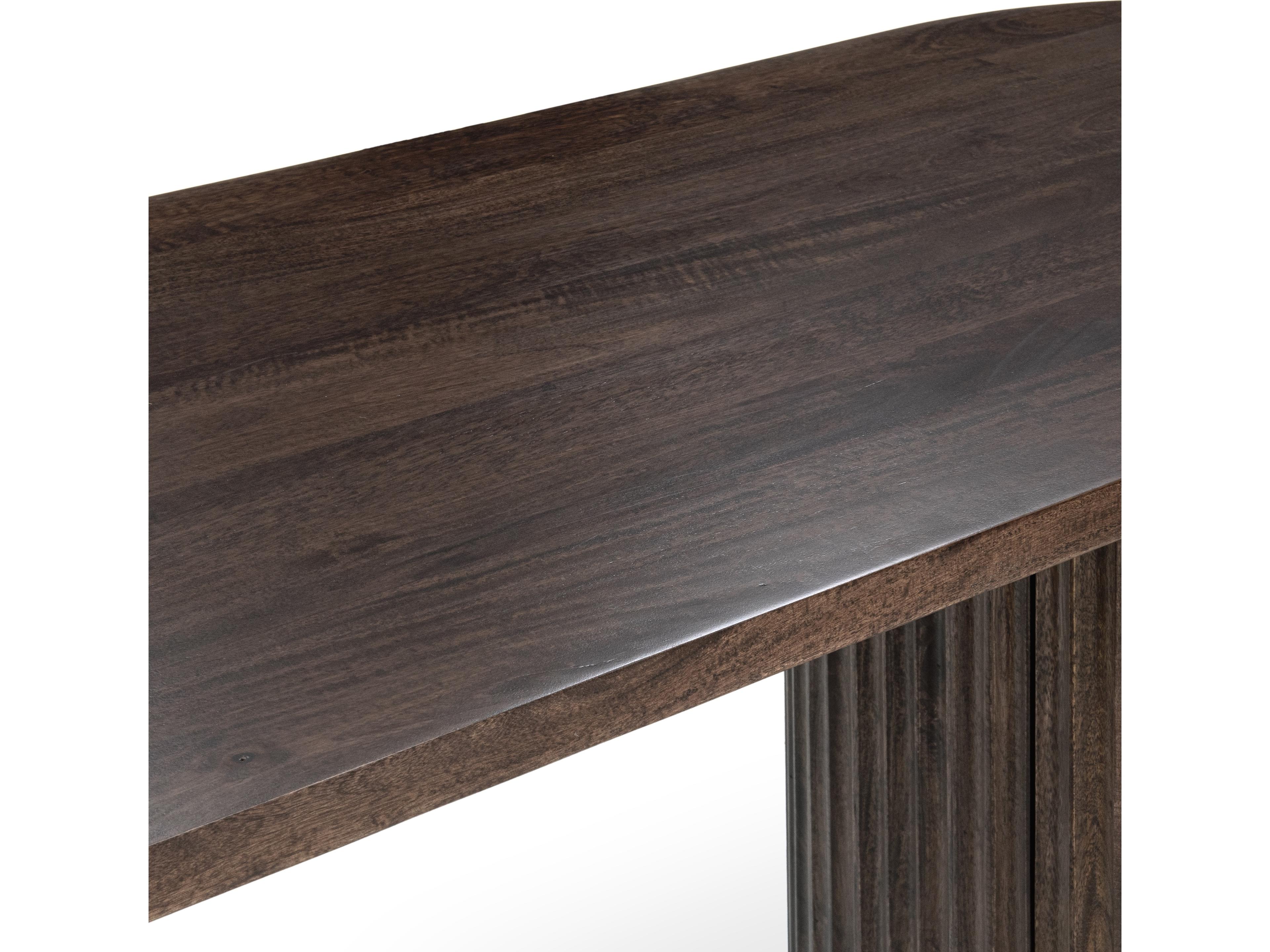 Classic Home Redford Kona Brown Mango Wood Writing Desk