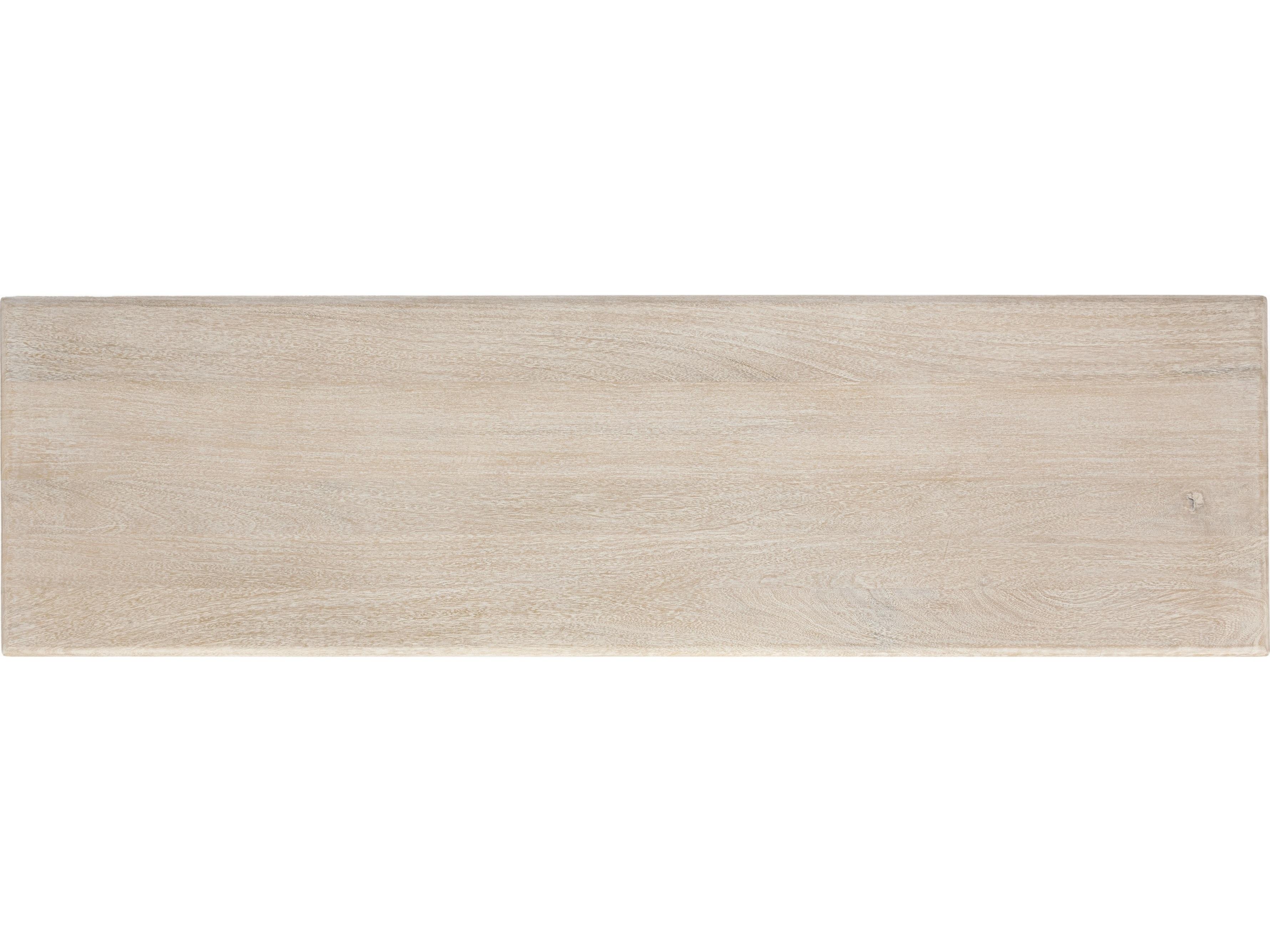 Classic Home Adir Rectangular Wood Cream Console Table