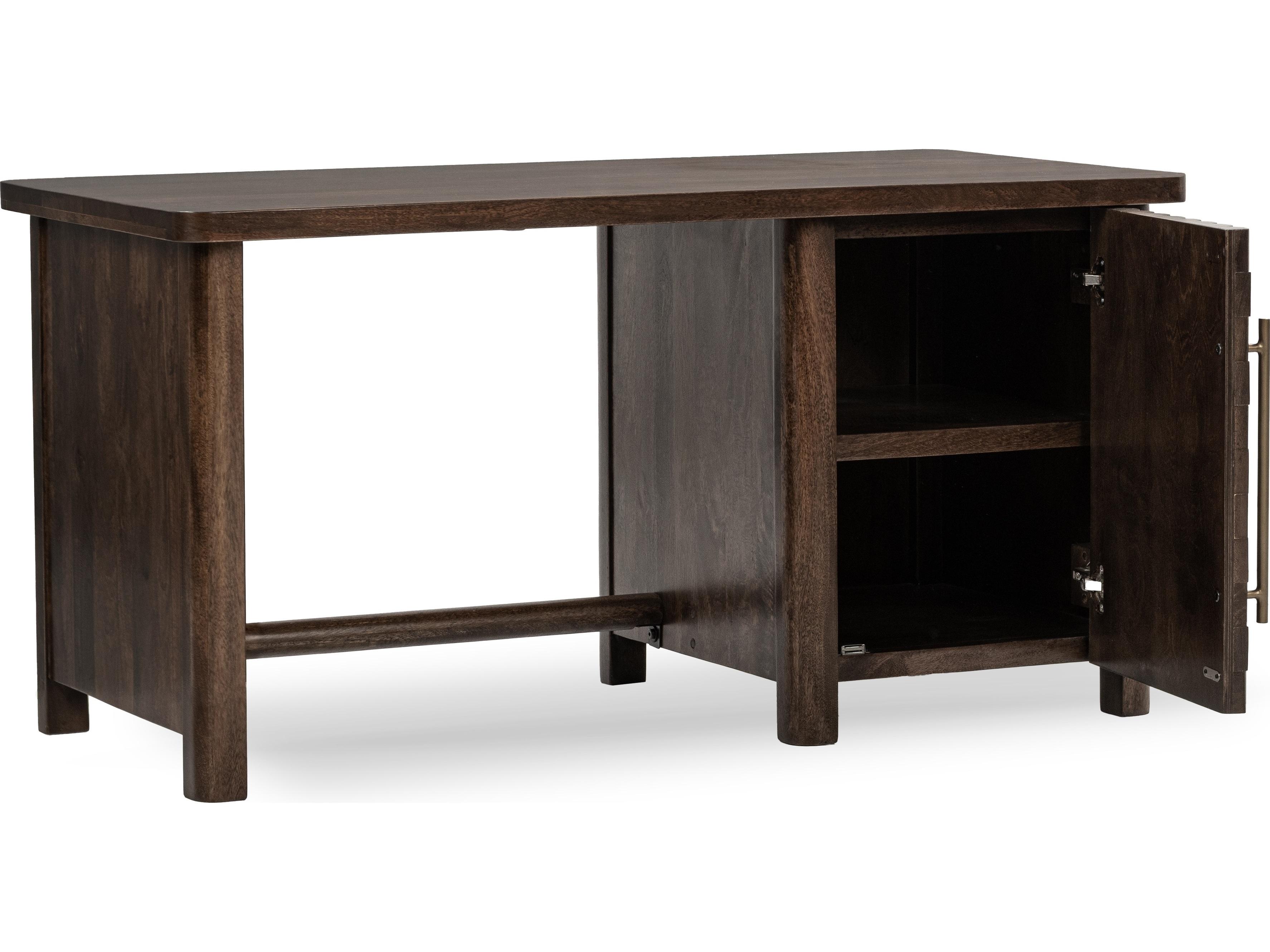 Classic Home Norwood Bark Brown Mango Wood Writing Desk