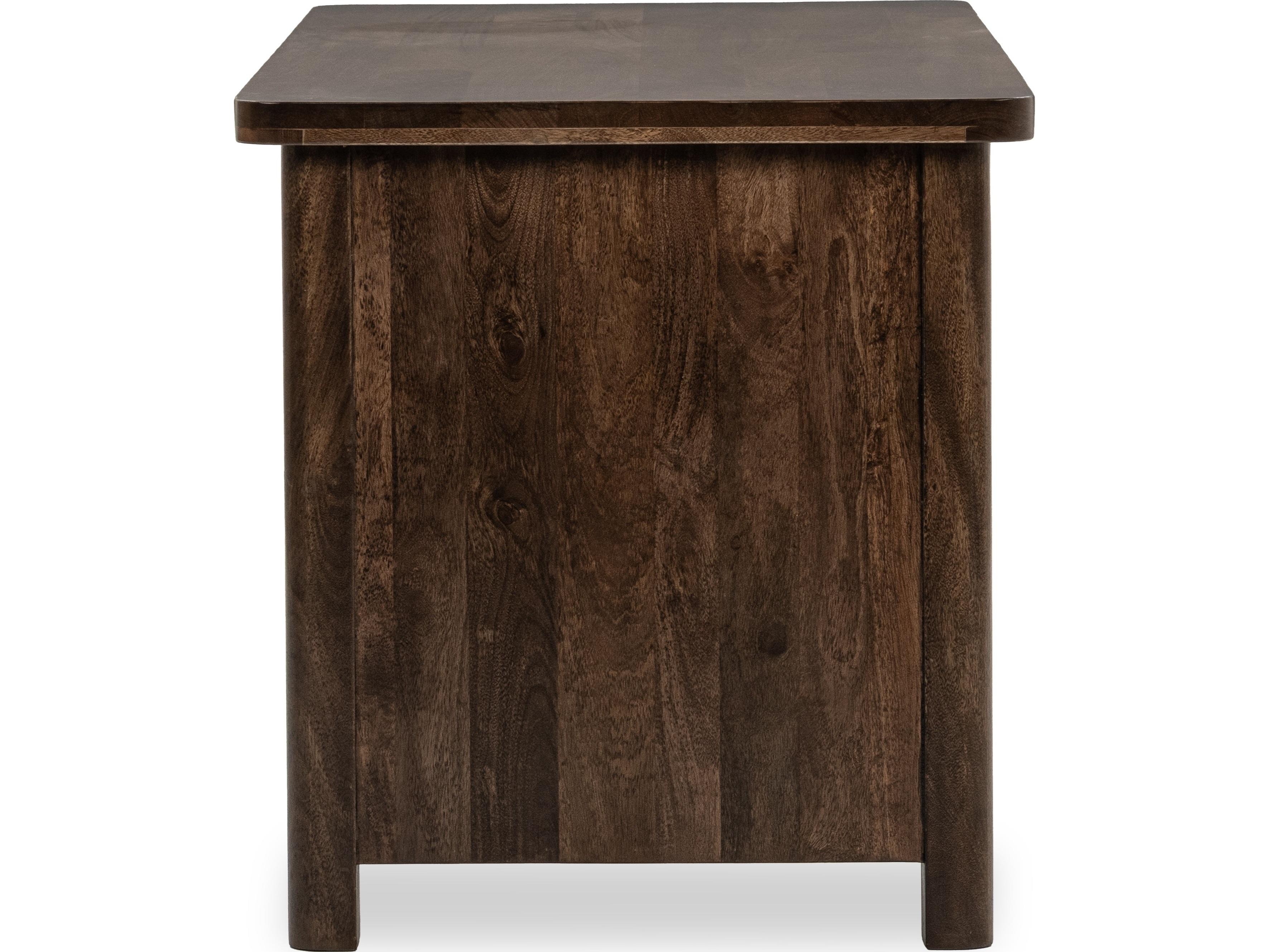 Classic Home Norwood Bark Brown Mango Wood Writing Desk