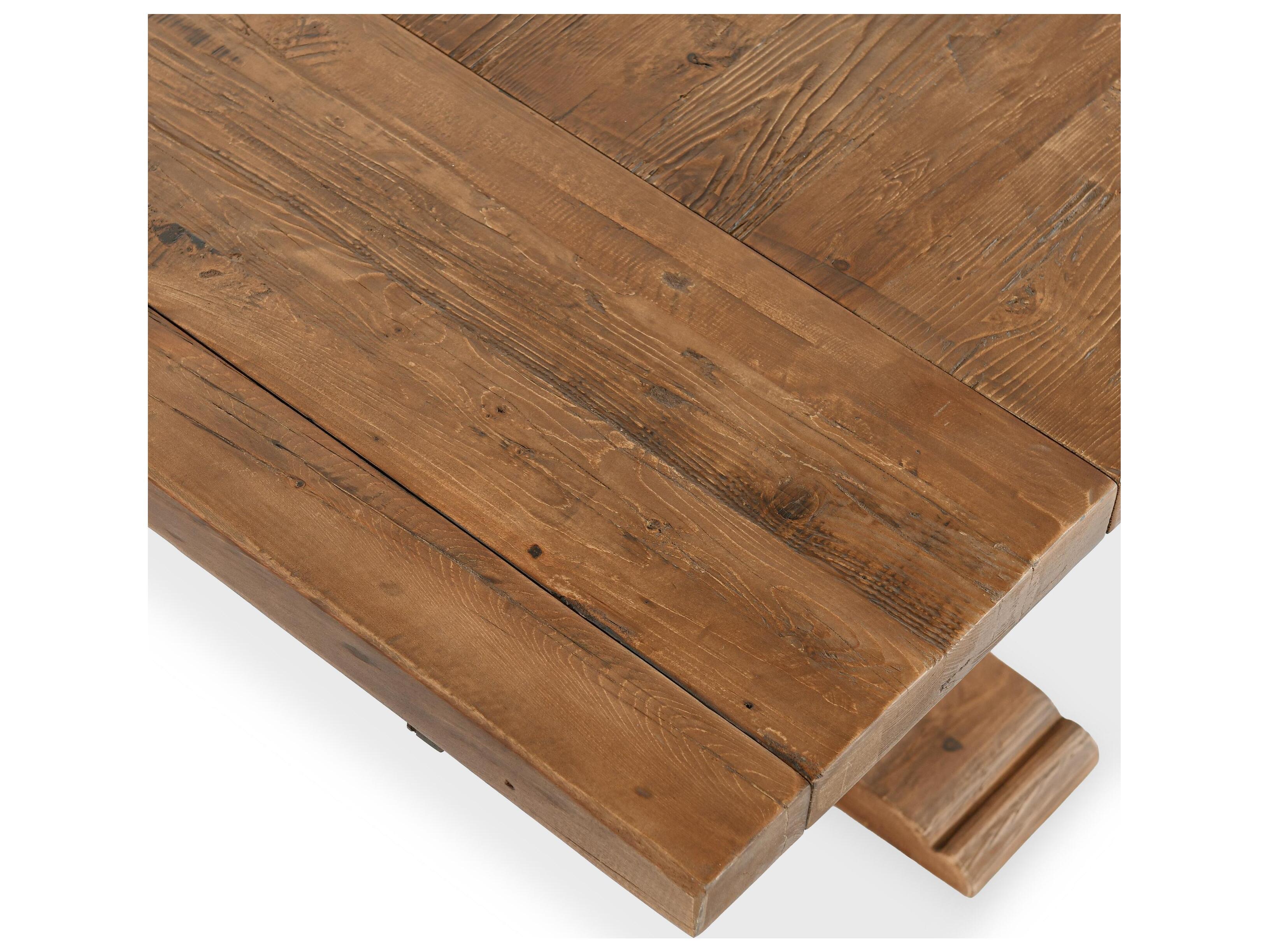 Classic Home Alexander Rectangular Wood Brown Dining Table