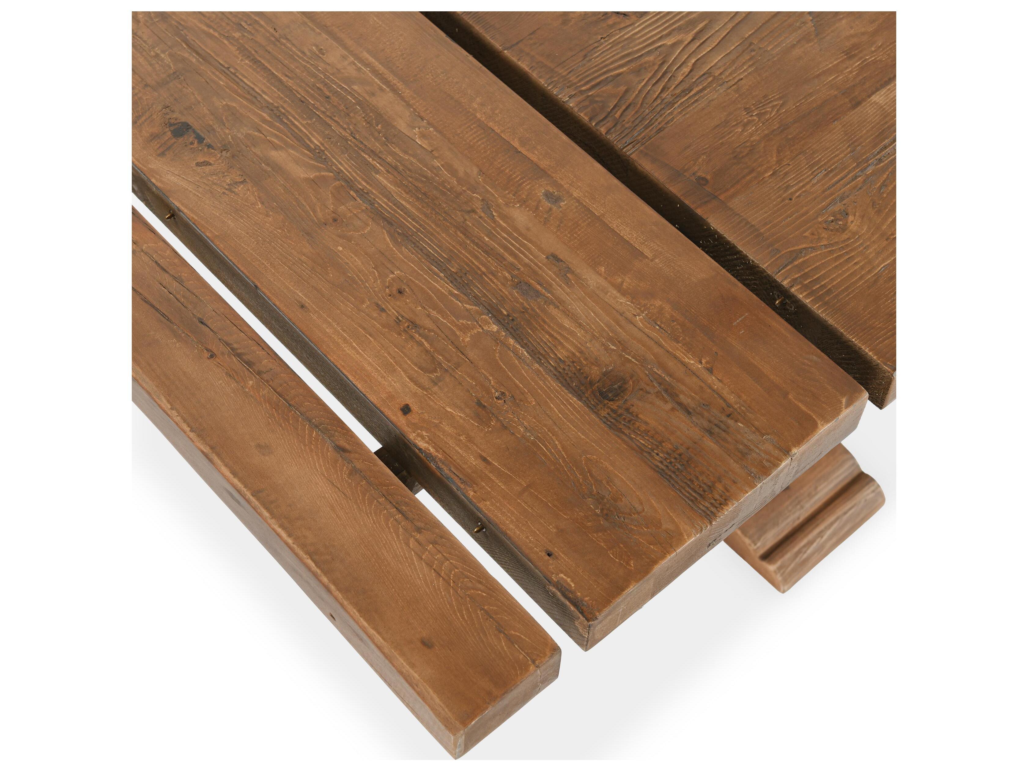 Classic Home Alexander Rectangular Wood Brown Dining Table