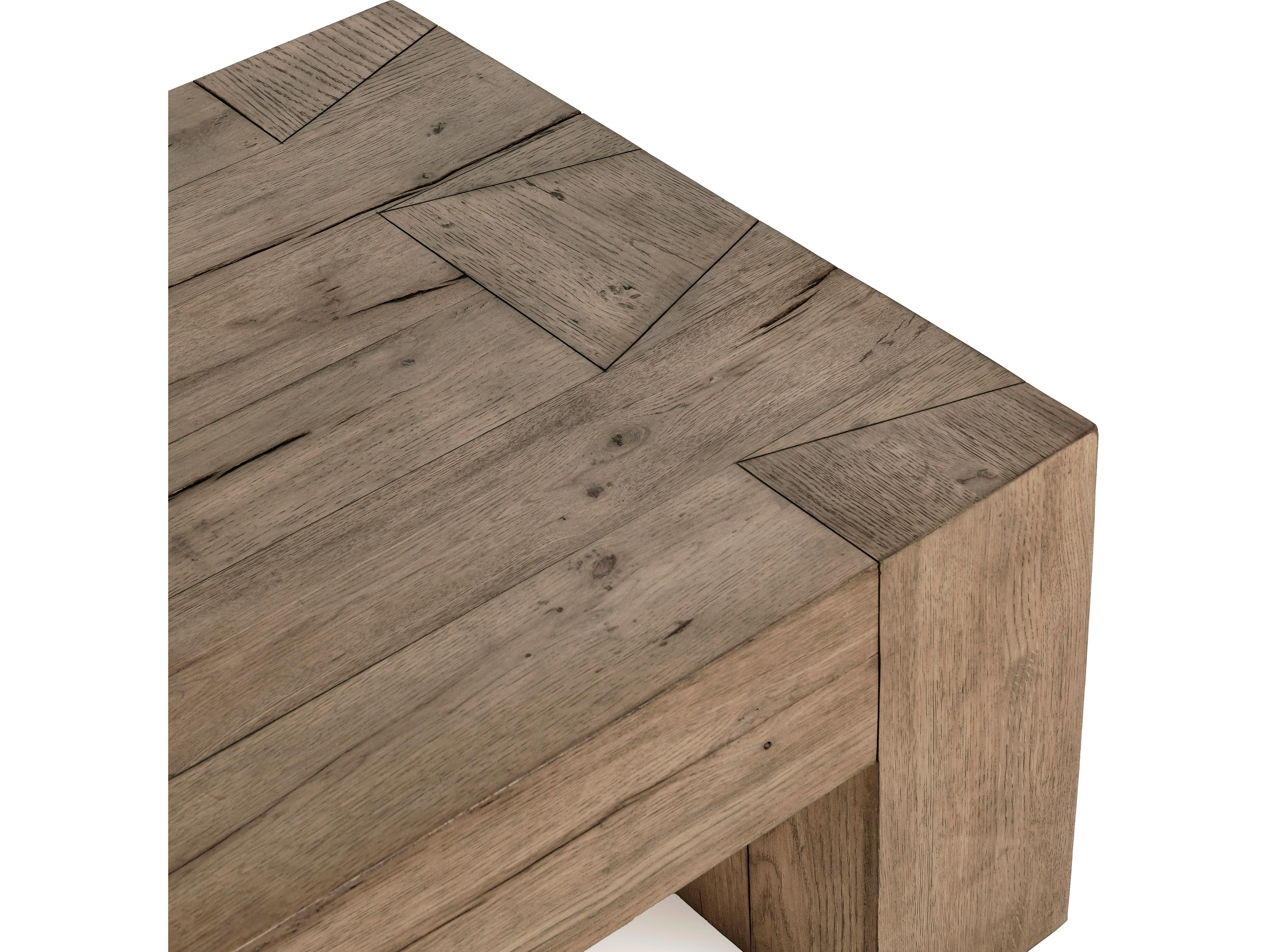 Classic Home Bristol Rectangular Wood Brown Coffee Table