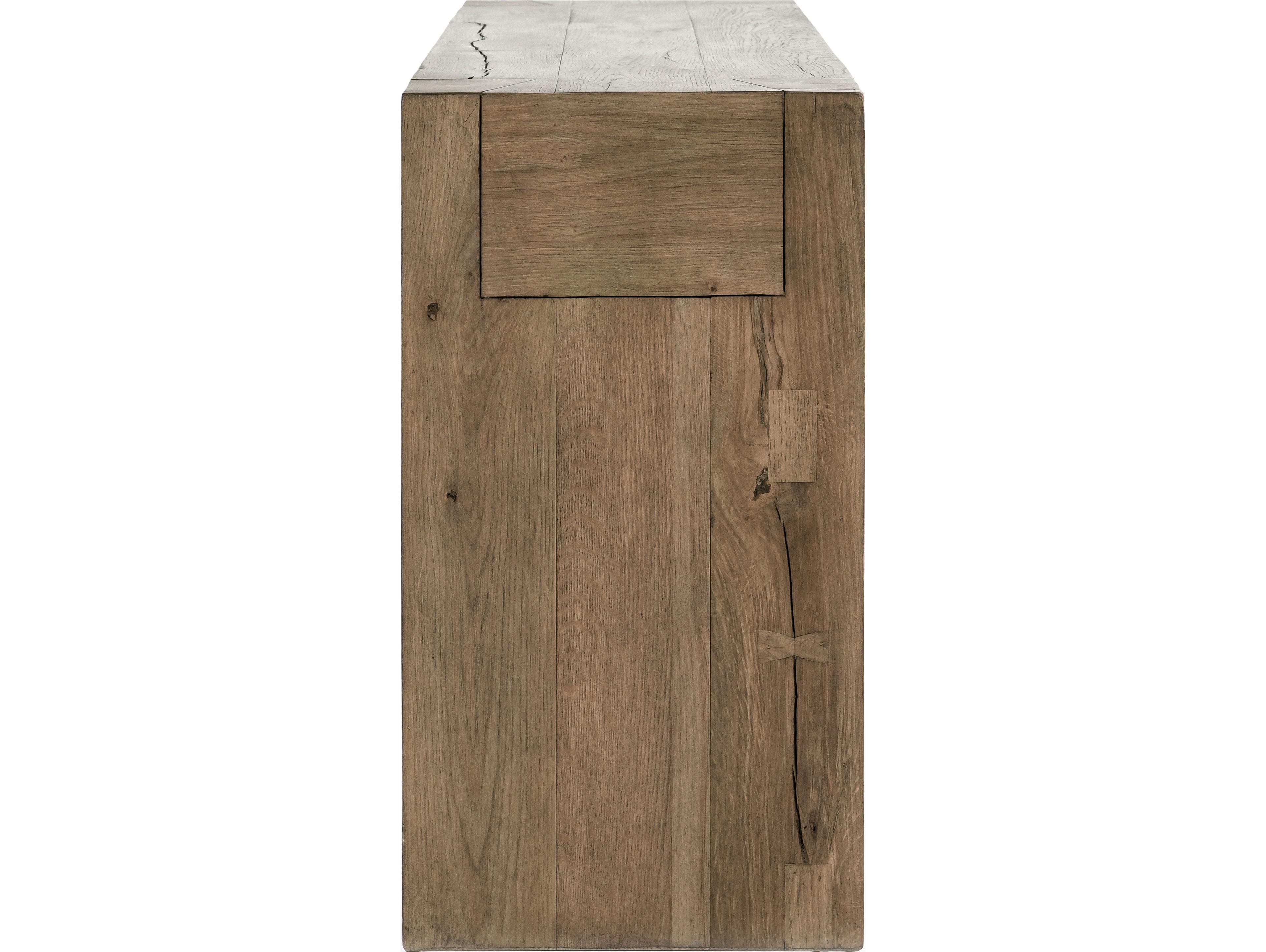 Classic Home Bristol Rectangular Wood Brown Console Table