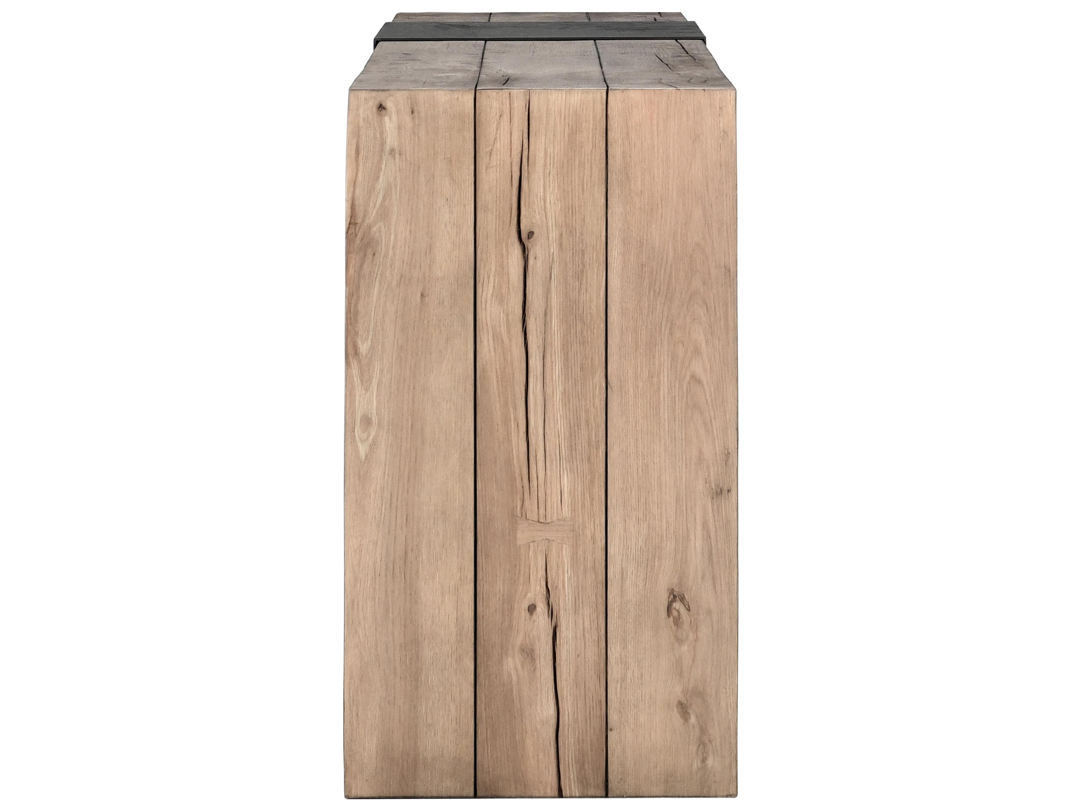 Classic Home Danica Rectangular Wood Natural Brown Console Table