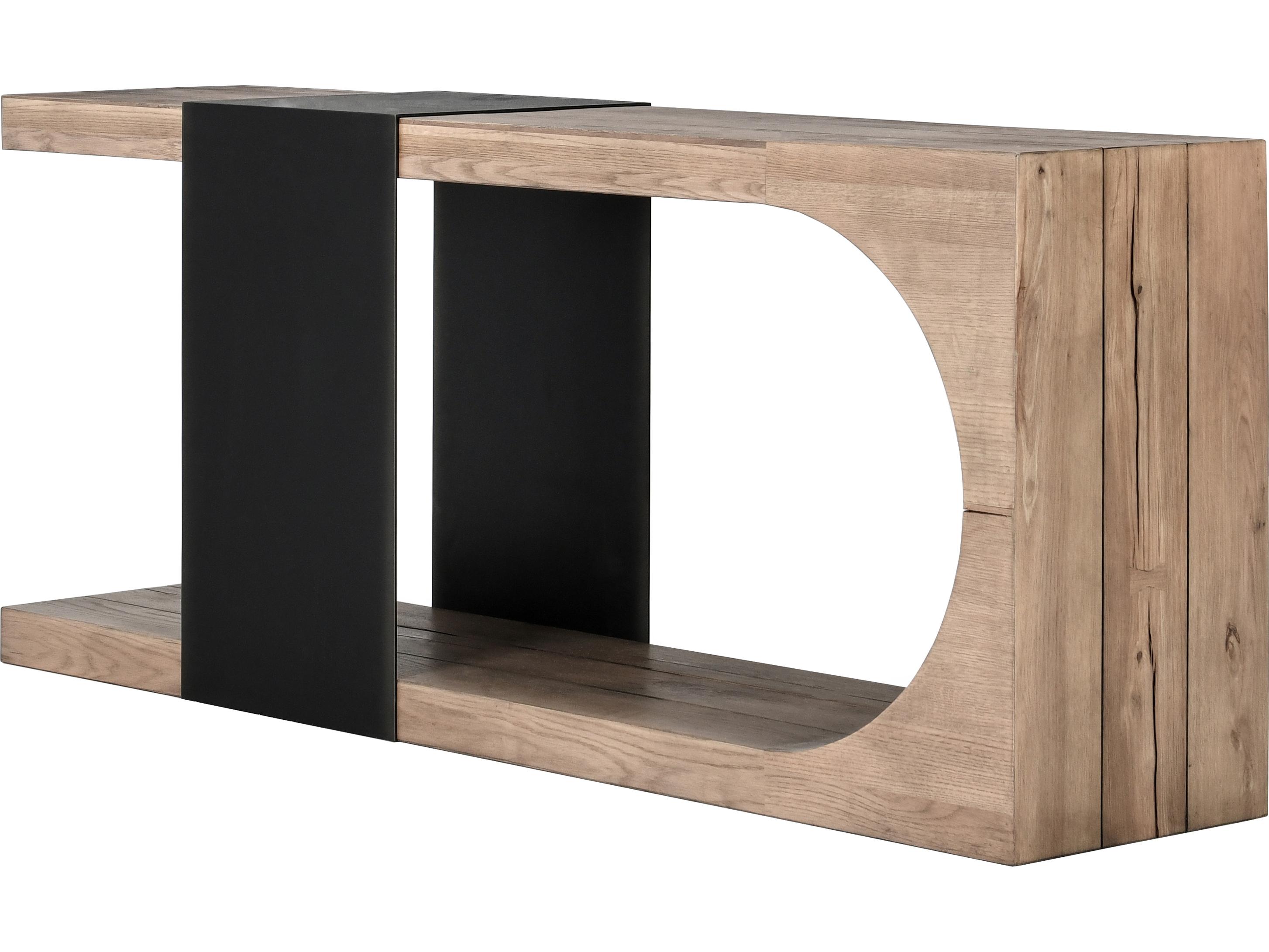 Classic Home Danica Rectangular Wood Natural Brown Console Table