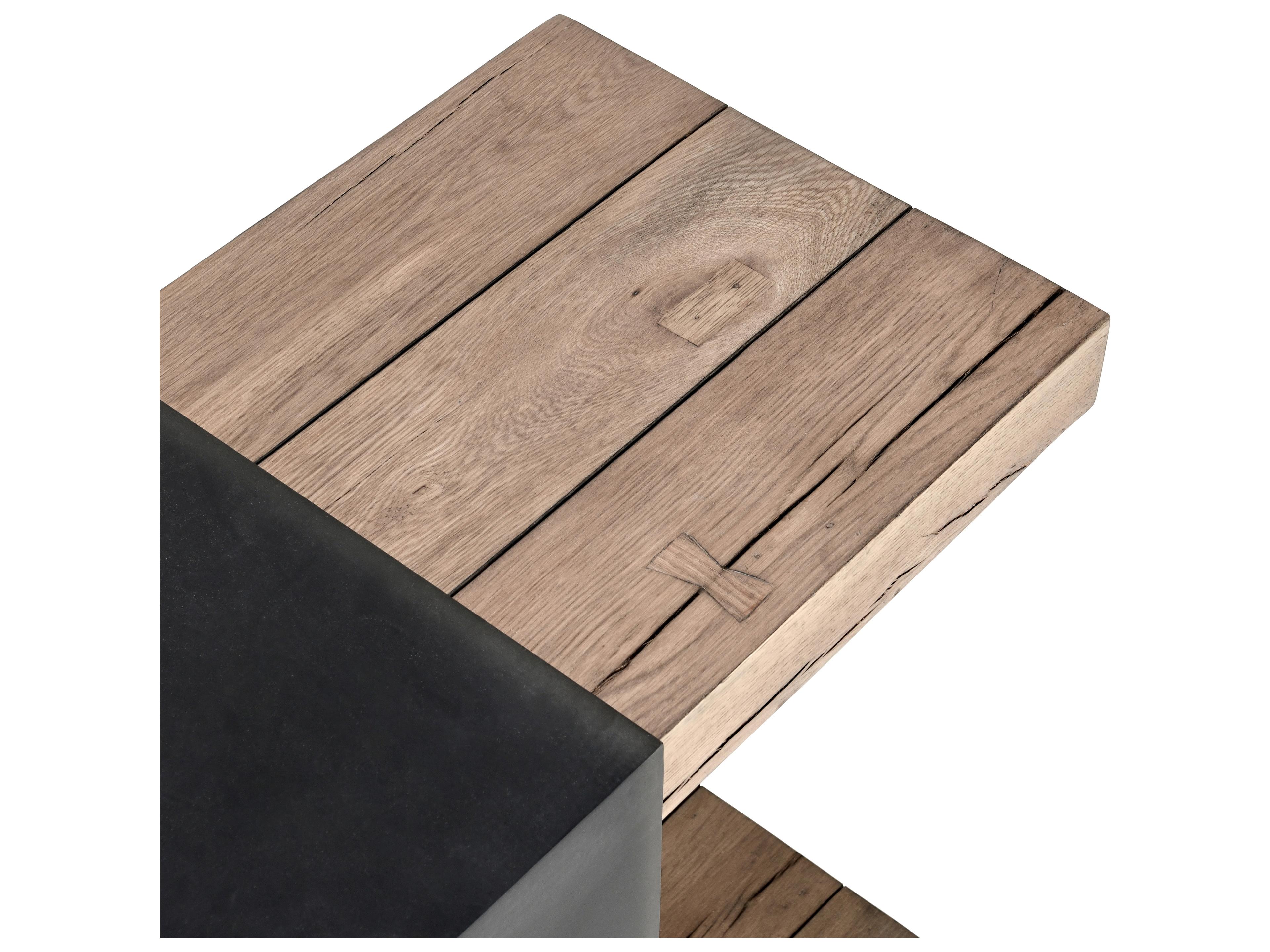 Classic Home Danica Rectangular Wood Natural Brown Console Table