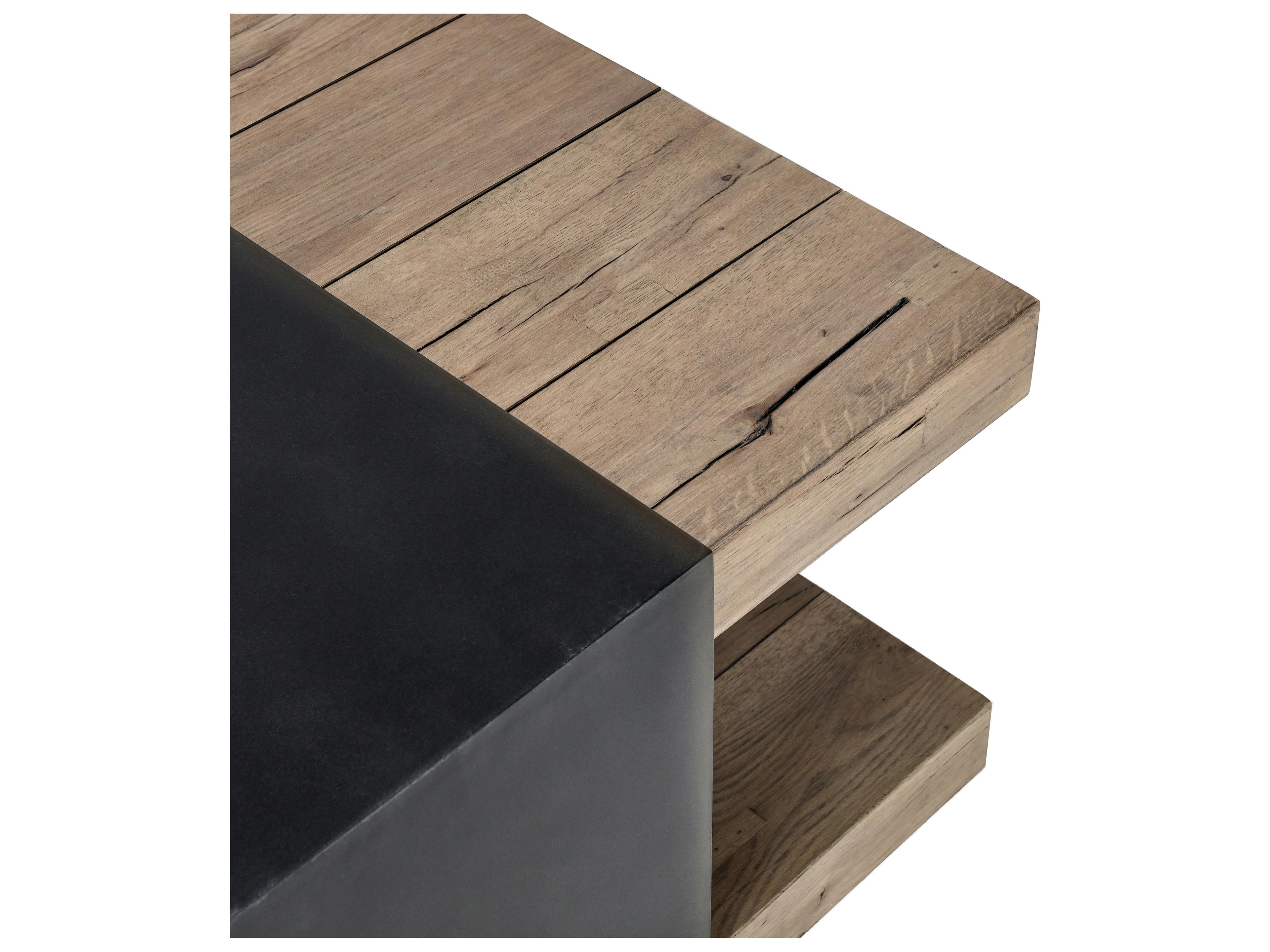 Classic Home Danica Rectangular Wood Natural Brown Coffee Table