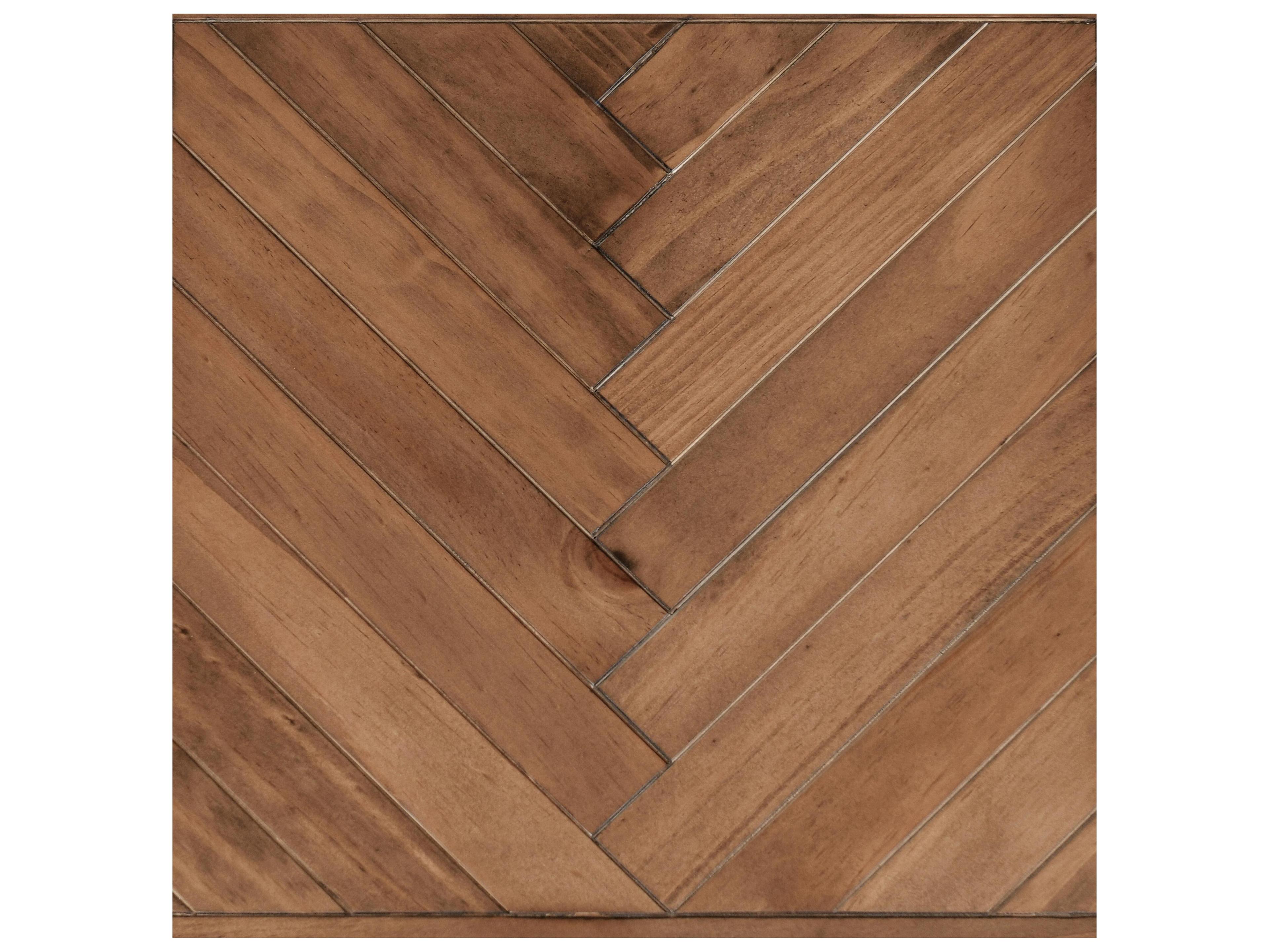 Classic Home Chantel Square Wood Brown Top End Table