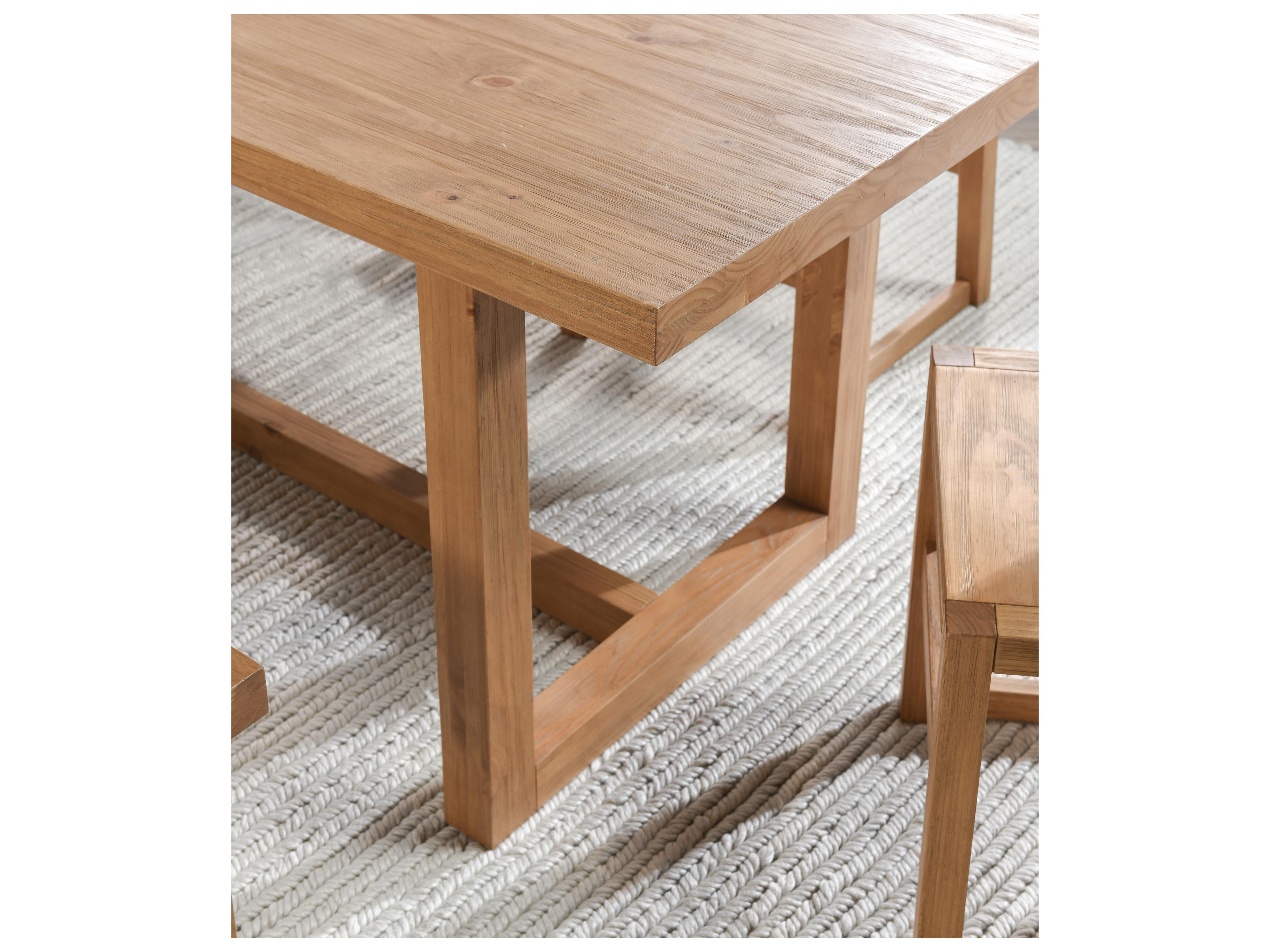 Classic Home Fenmore Rectangular Wood Natural Dining Table