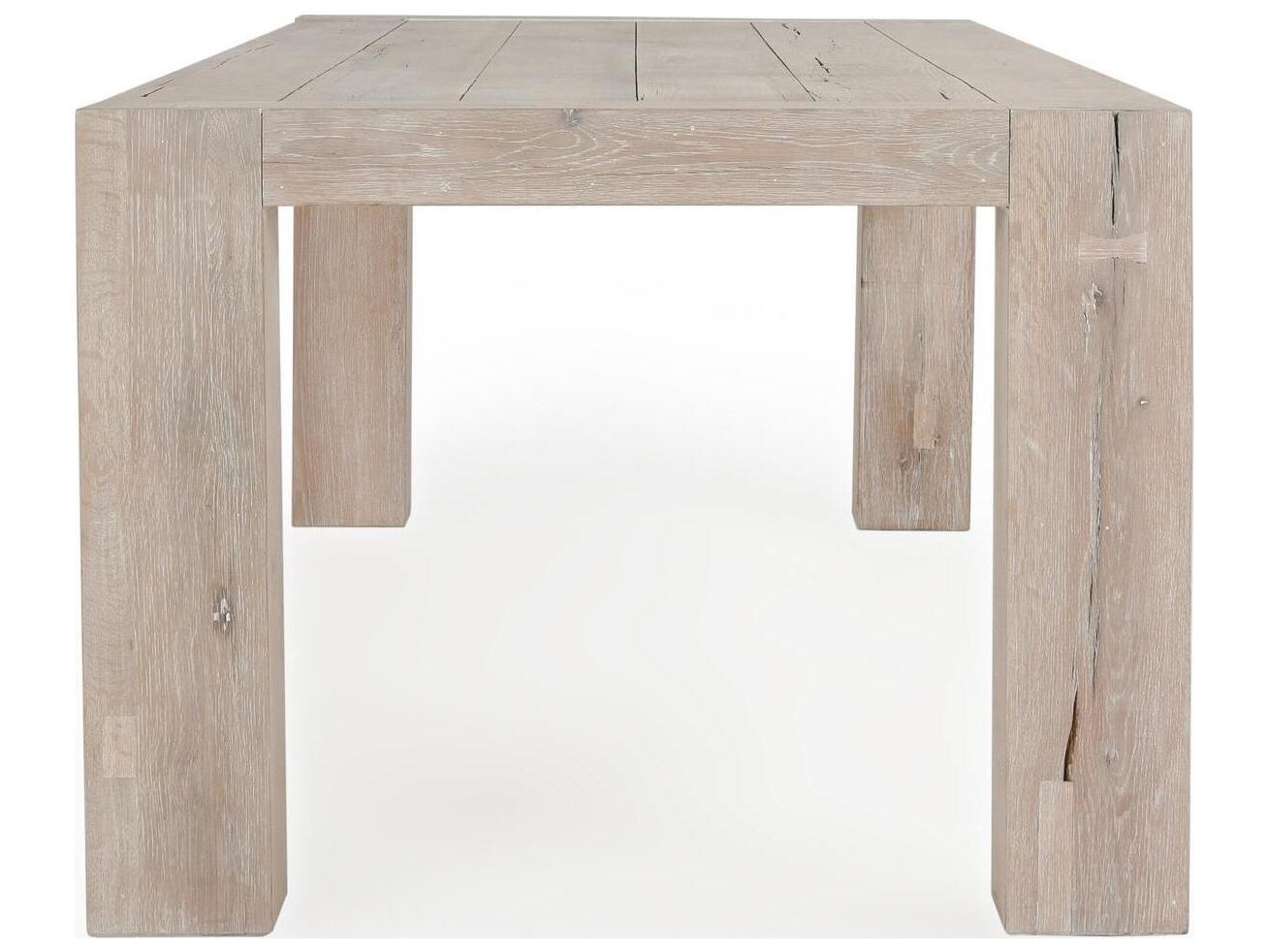 Classic Home Kingston Rectangular Wood White Dining Table