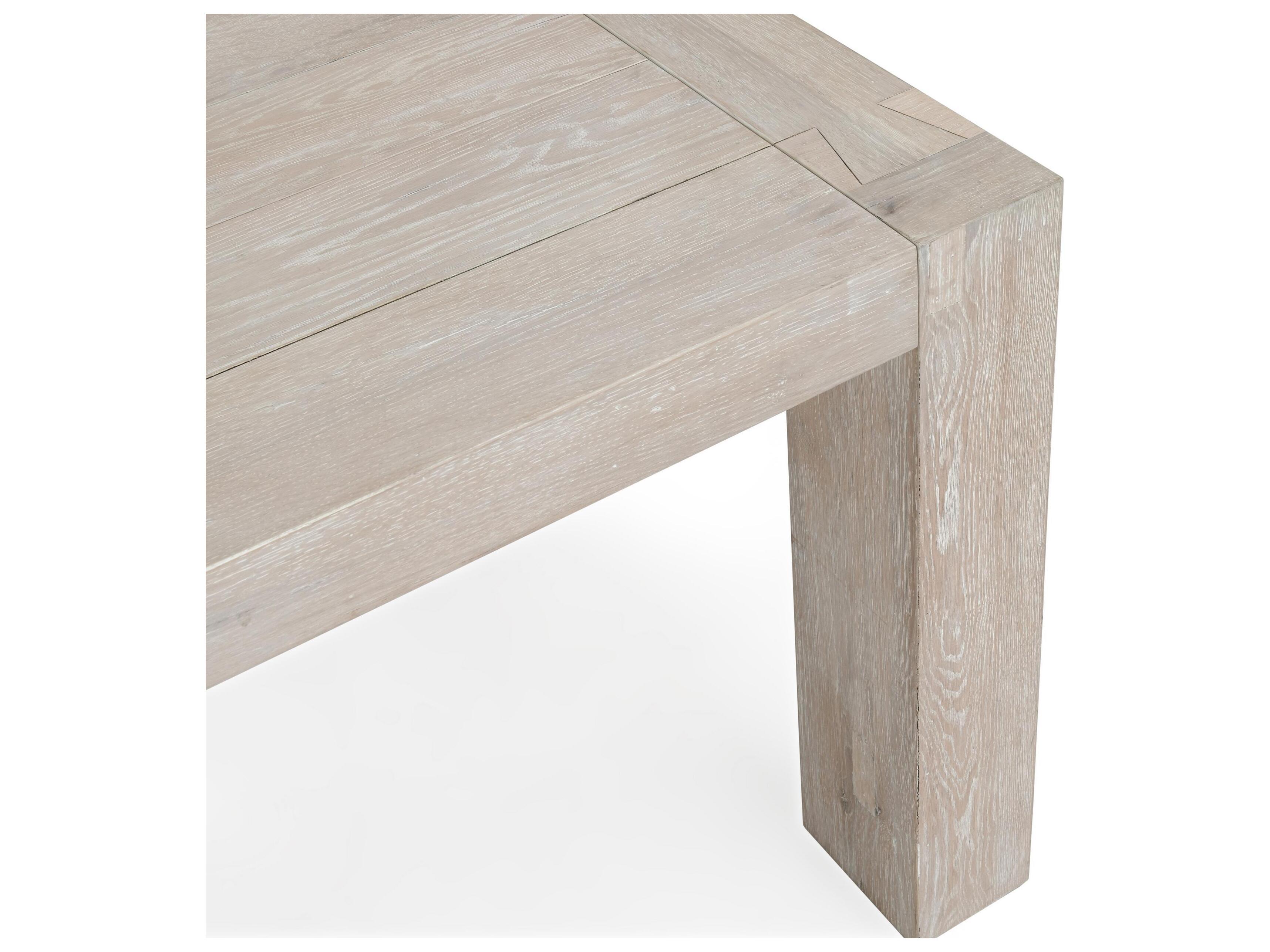 Classic Home Kingston Rectangular Wood White Dining Table