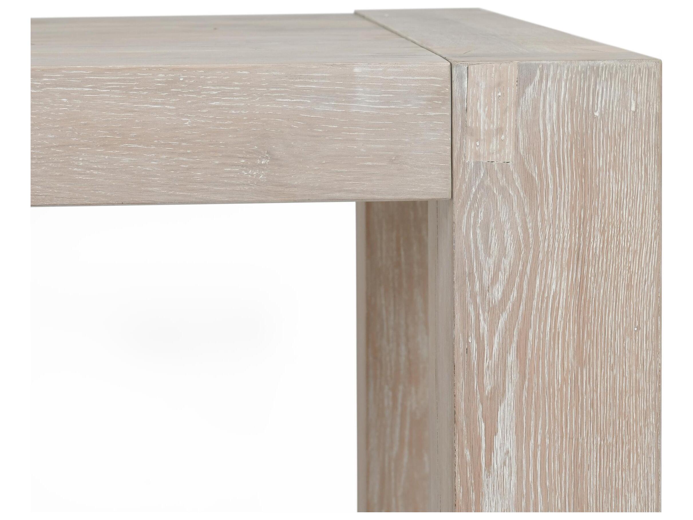 Classic Home Kingston Rectangular Wood White Dining Table