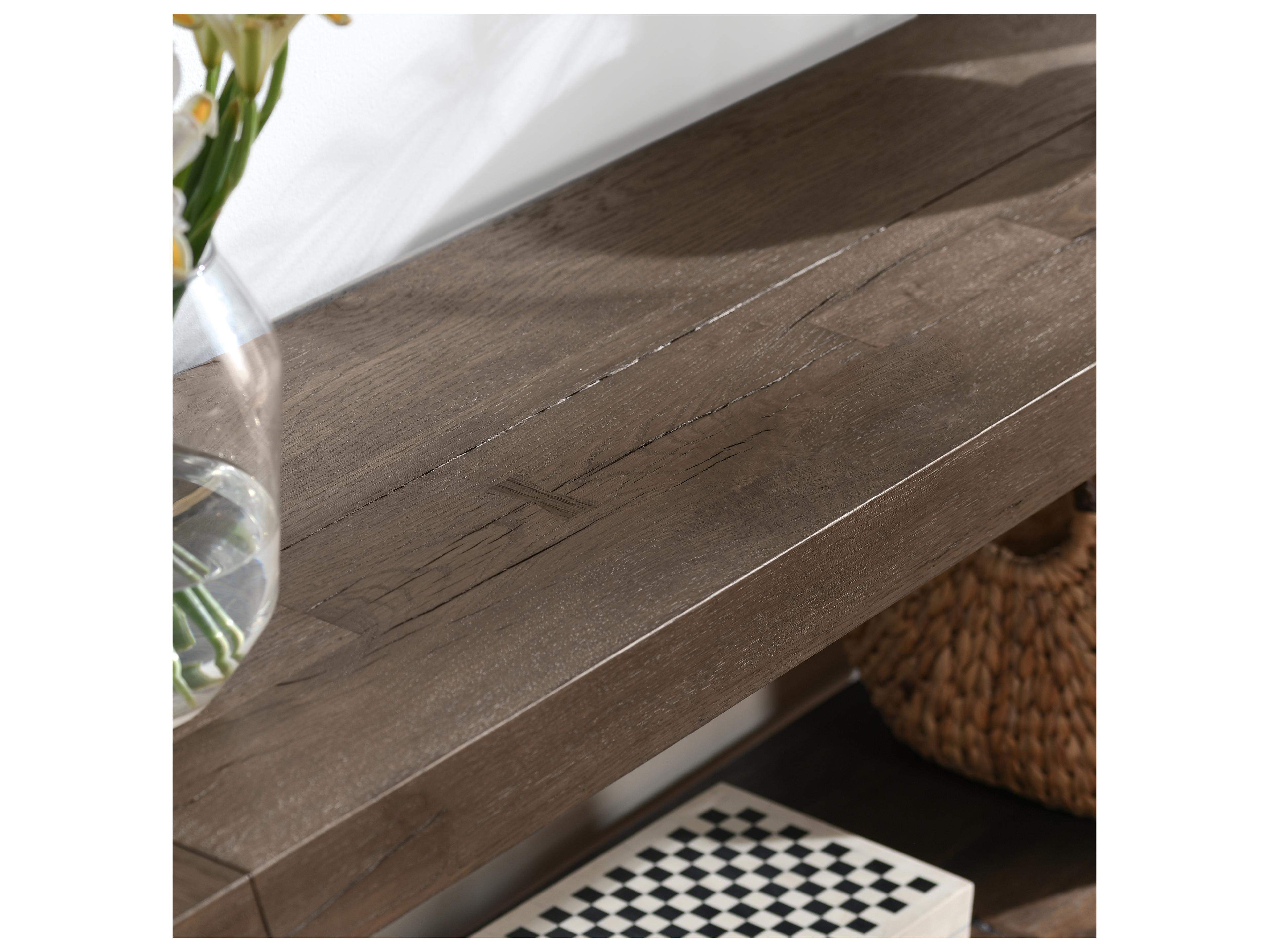 Classic Home Troy Rectangular Wood Brown Console Table