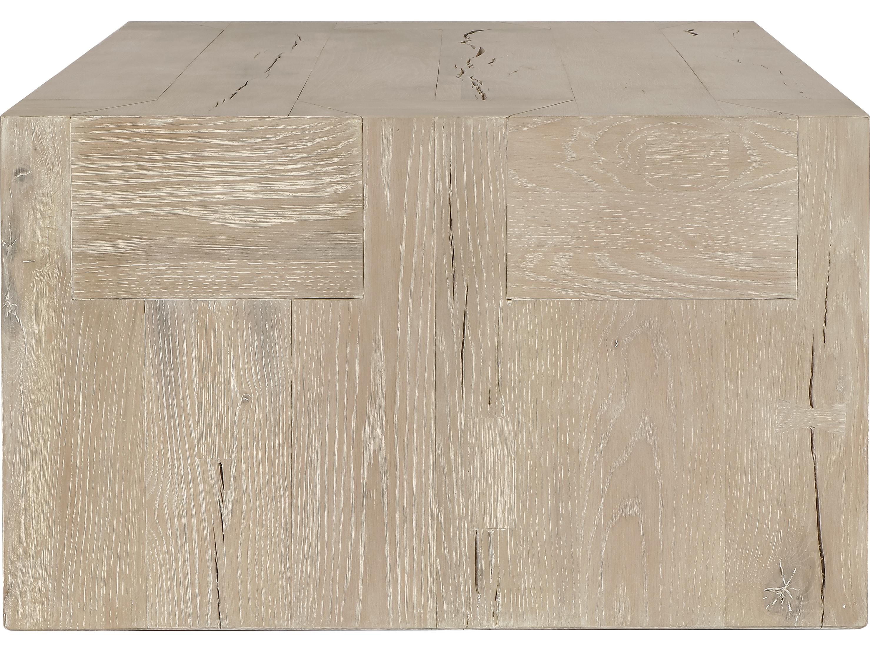 Classic Home Bristol Rectangular Wood Meadow White Coffee Table
