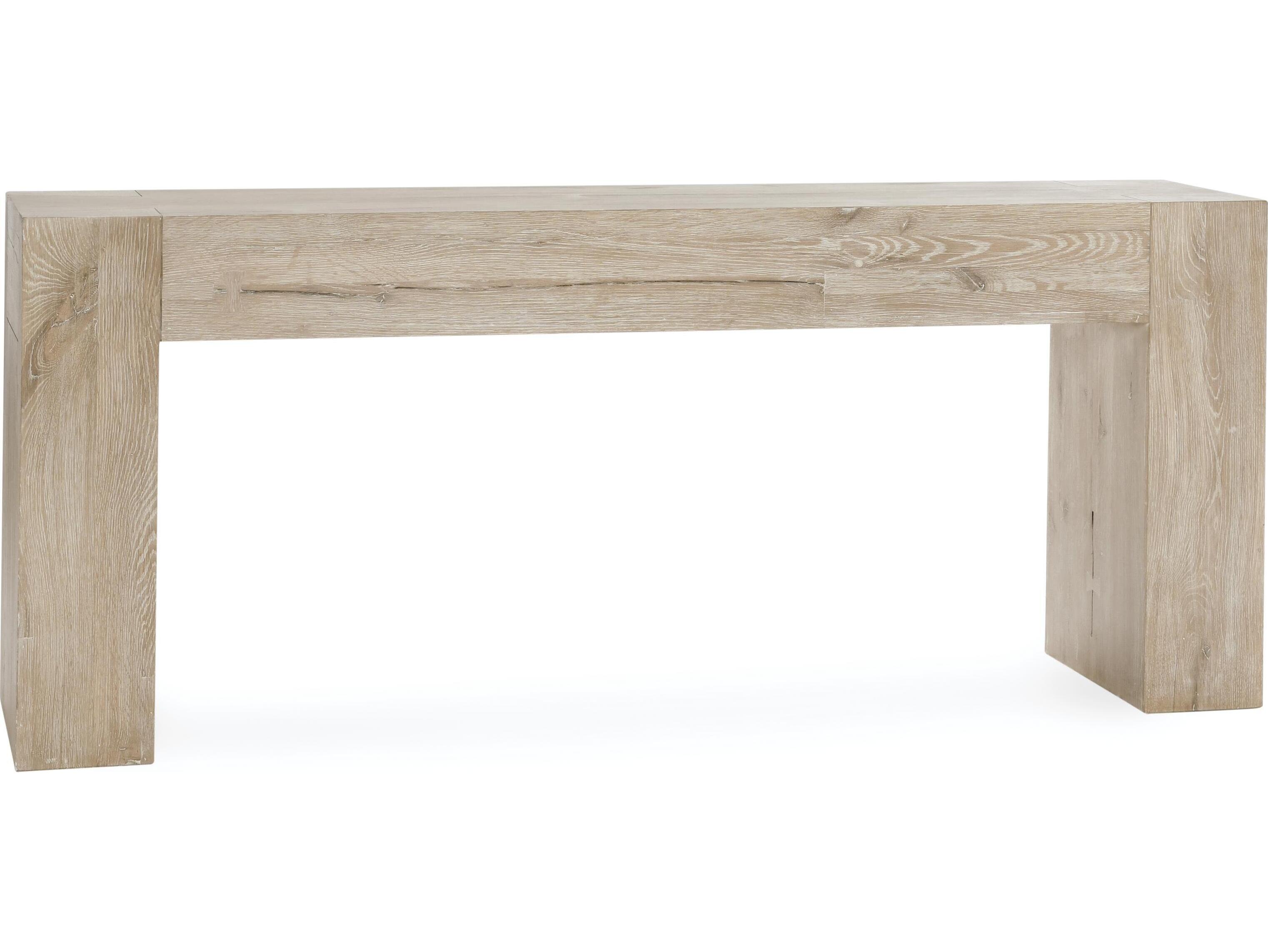 Classic Home Bristol Rectangular Wood Meadow White Console Table