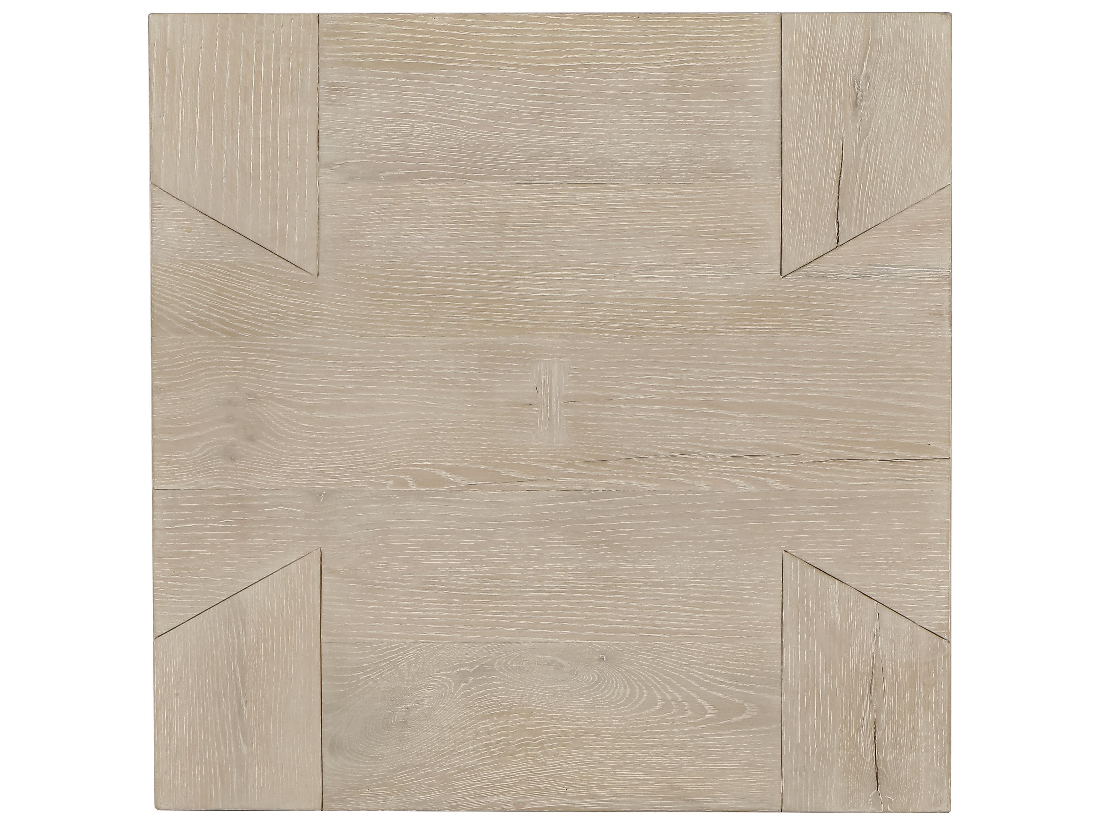 Classic Home Bristol Square Wood Meadow White End Table