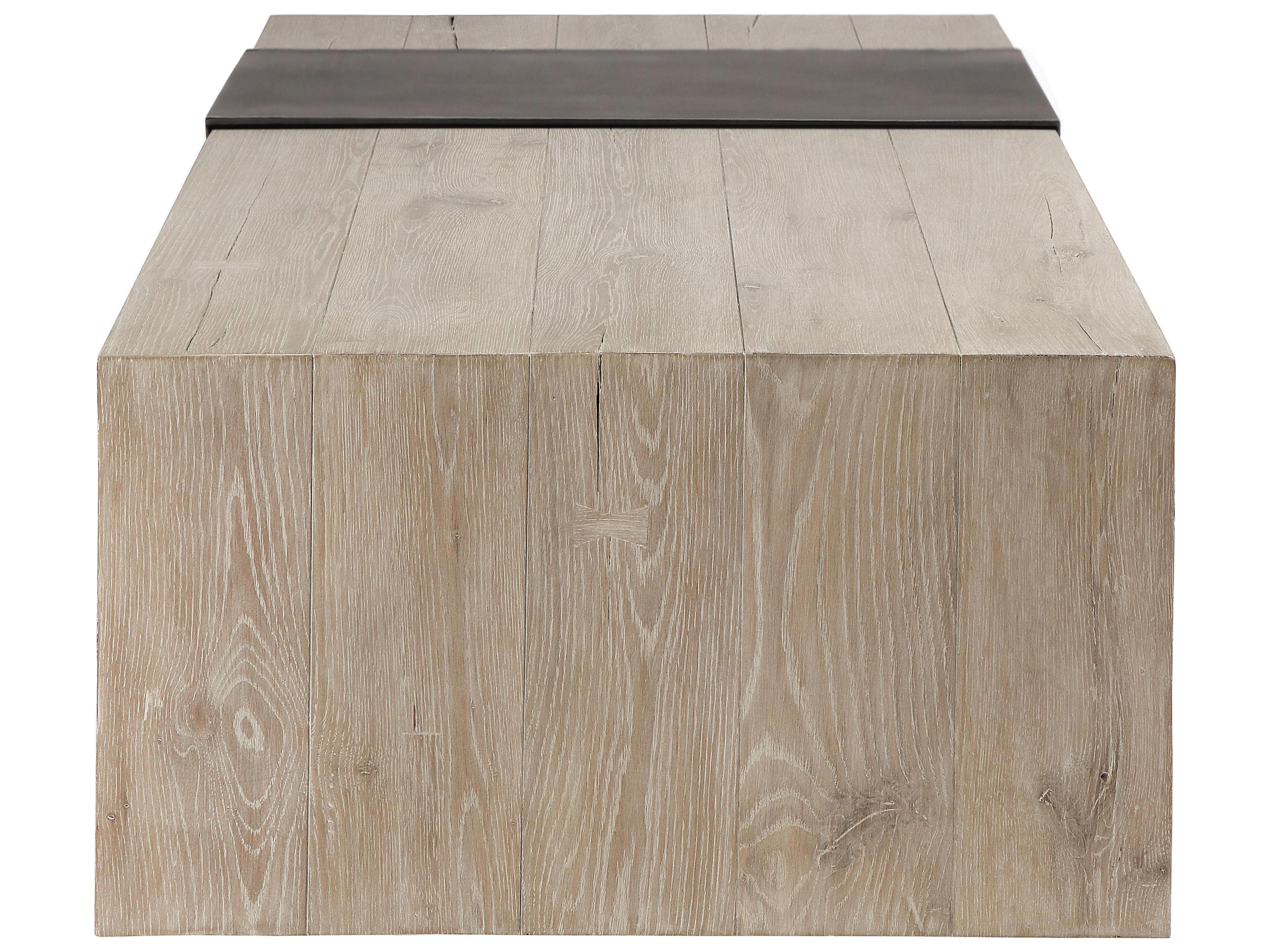 Classic Home Danica Rectangular Wood White Coffee Table