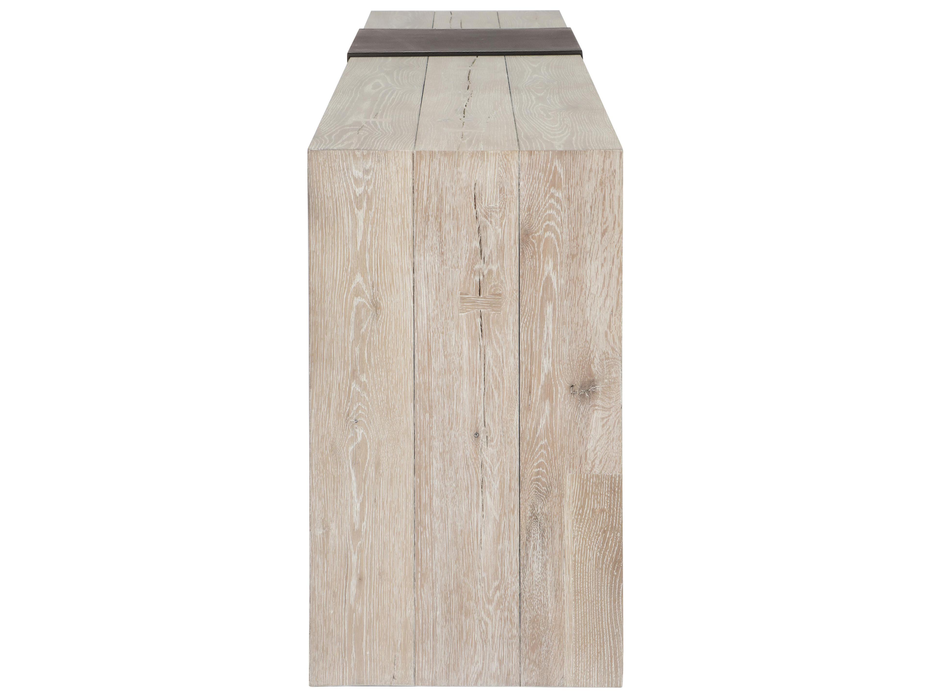 Classic Home Danica Rectangular Wood White Console Table