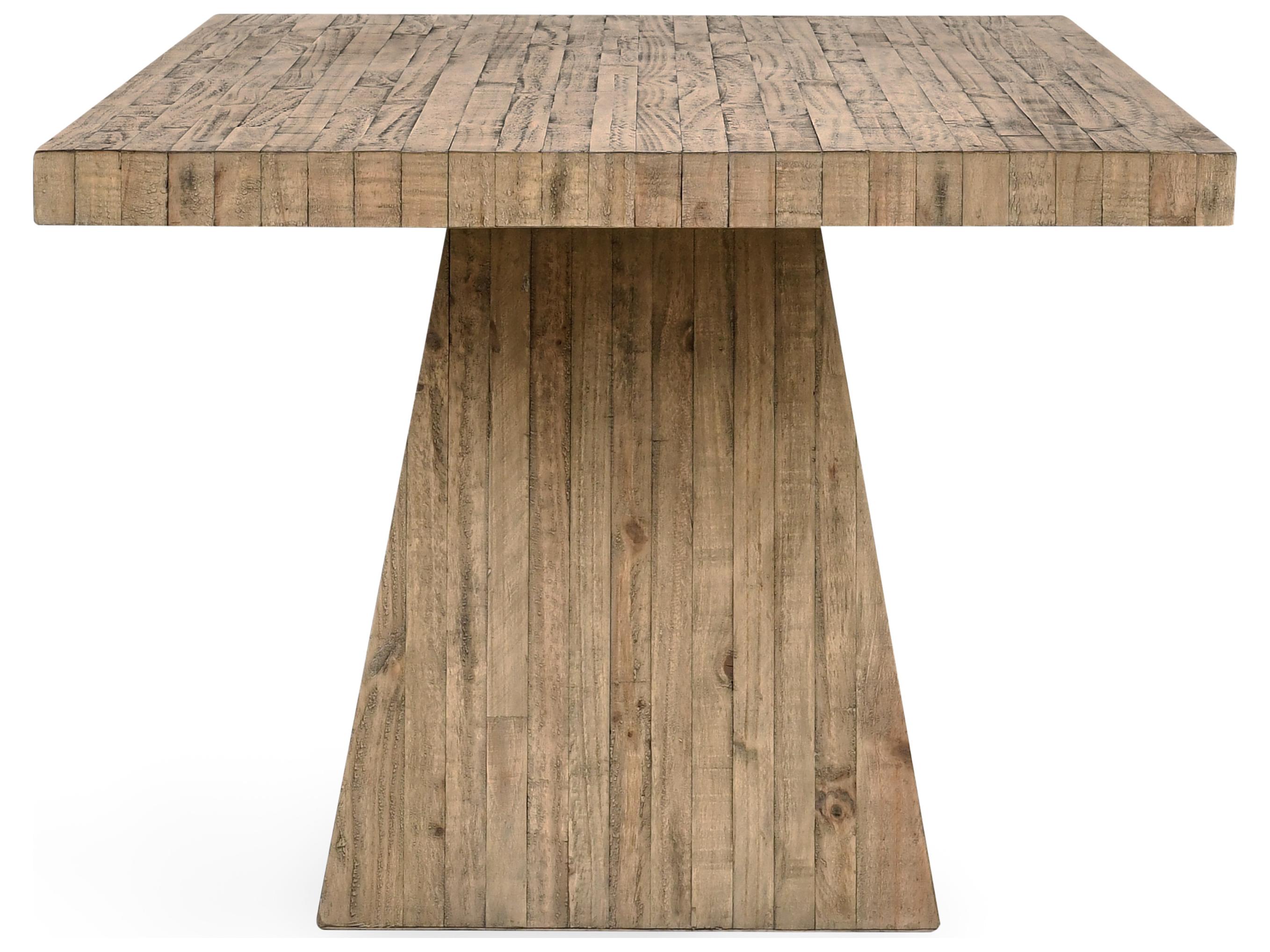 Classic Home Montana Rectangular Wood Natural Dining Table
